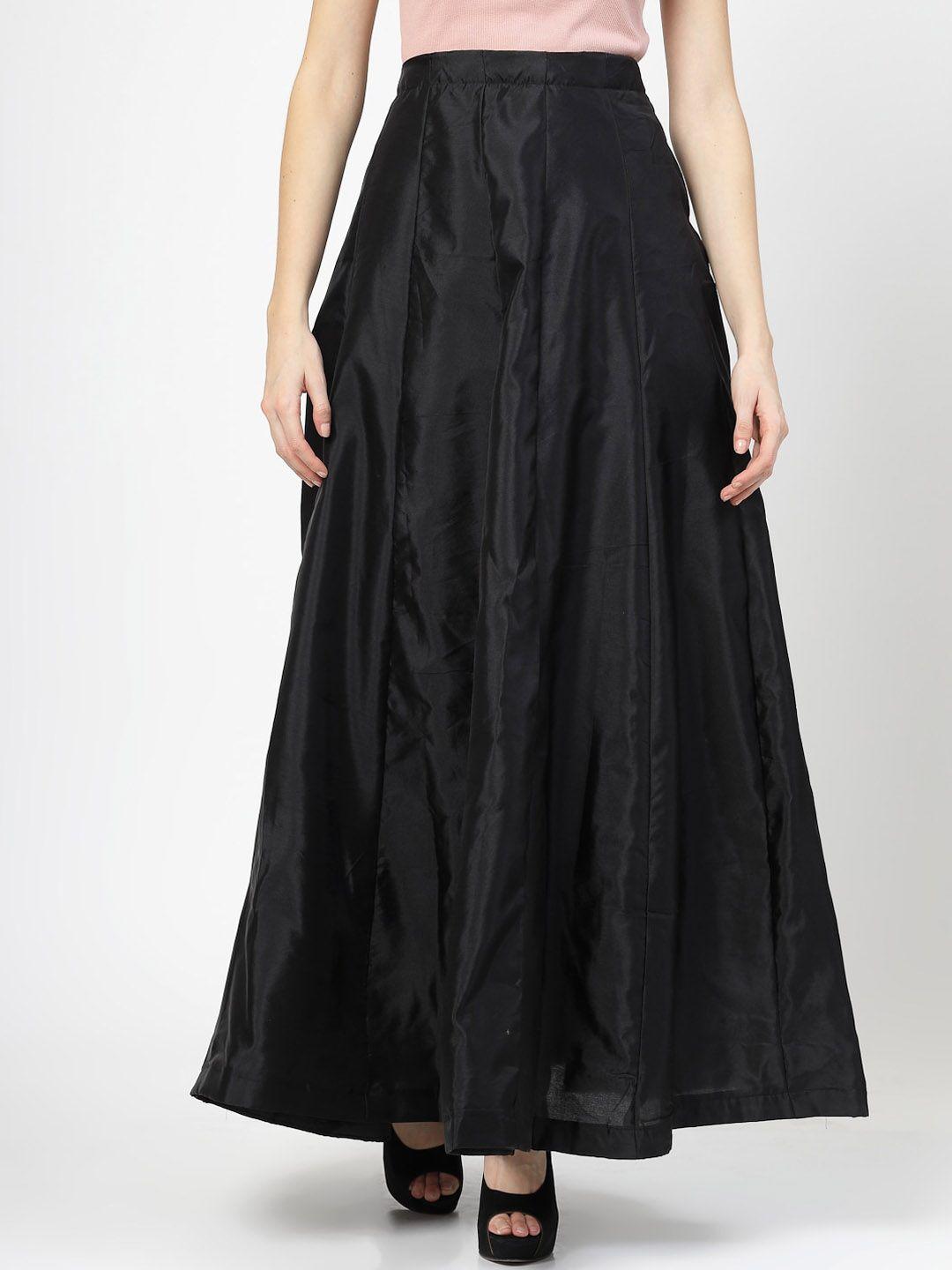 baesd flared maxi-length skirt