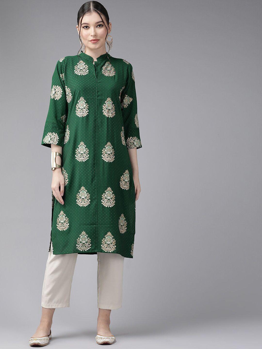 baesd floral printed cotton kurta