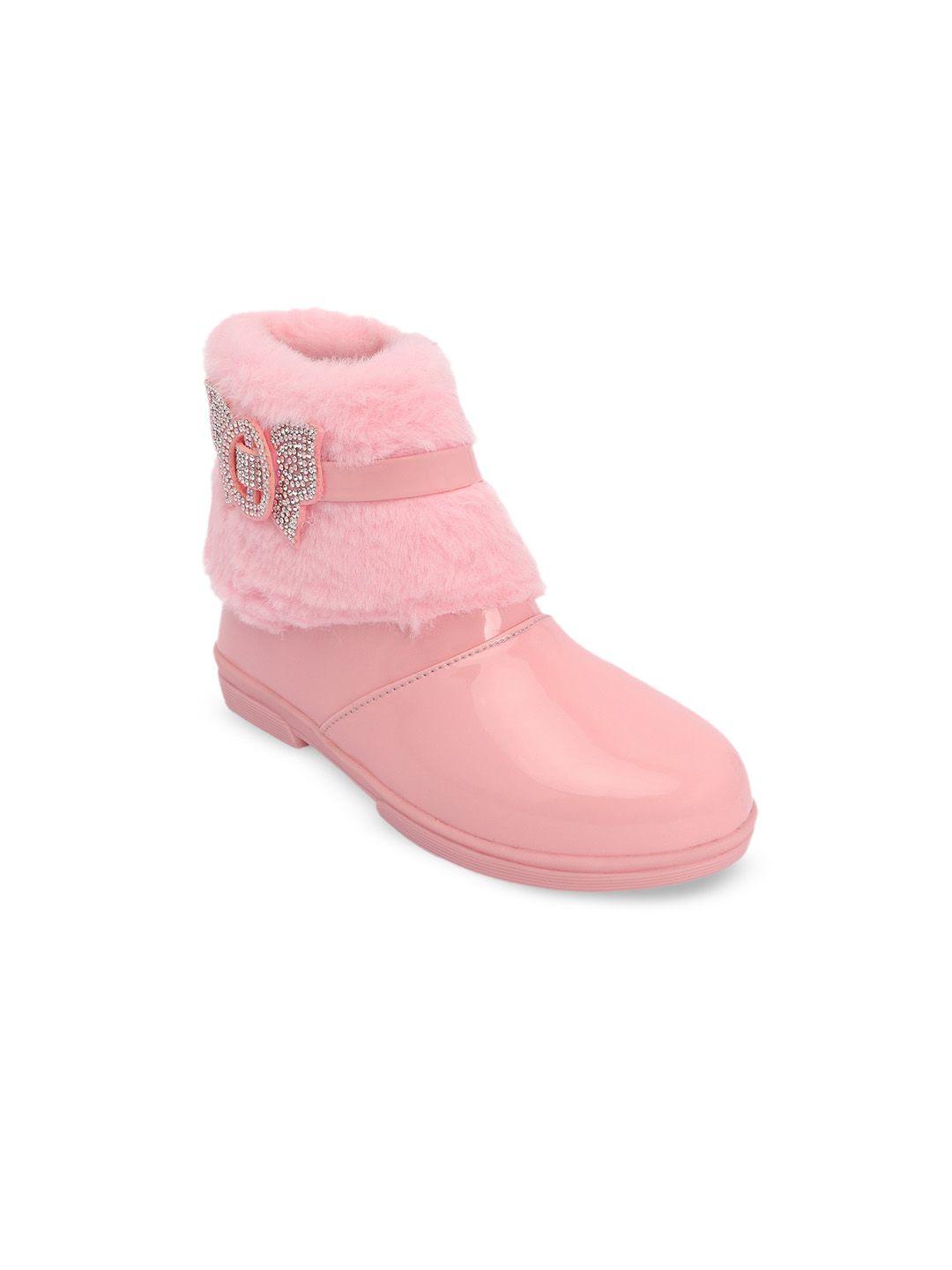baesd girls ankle-length winter boots