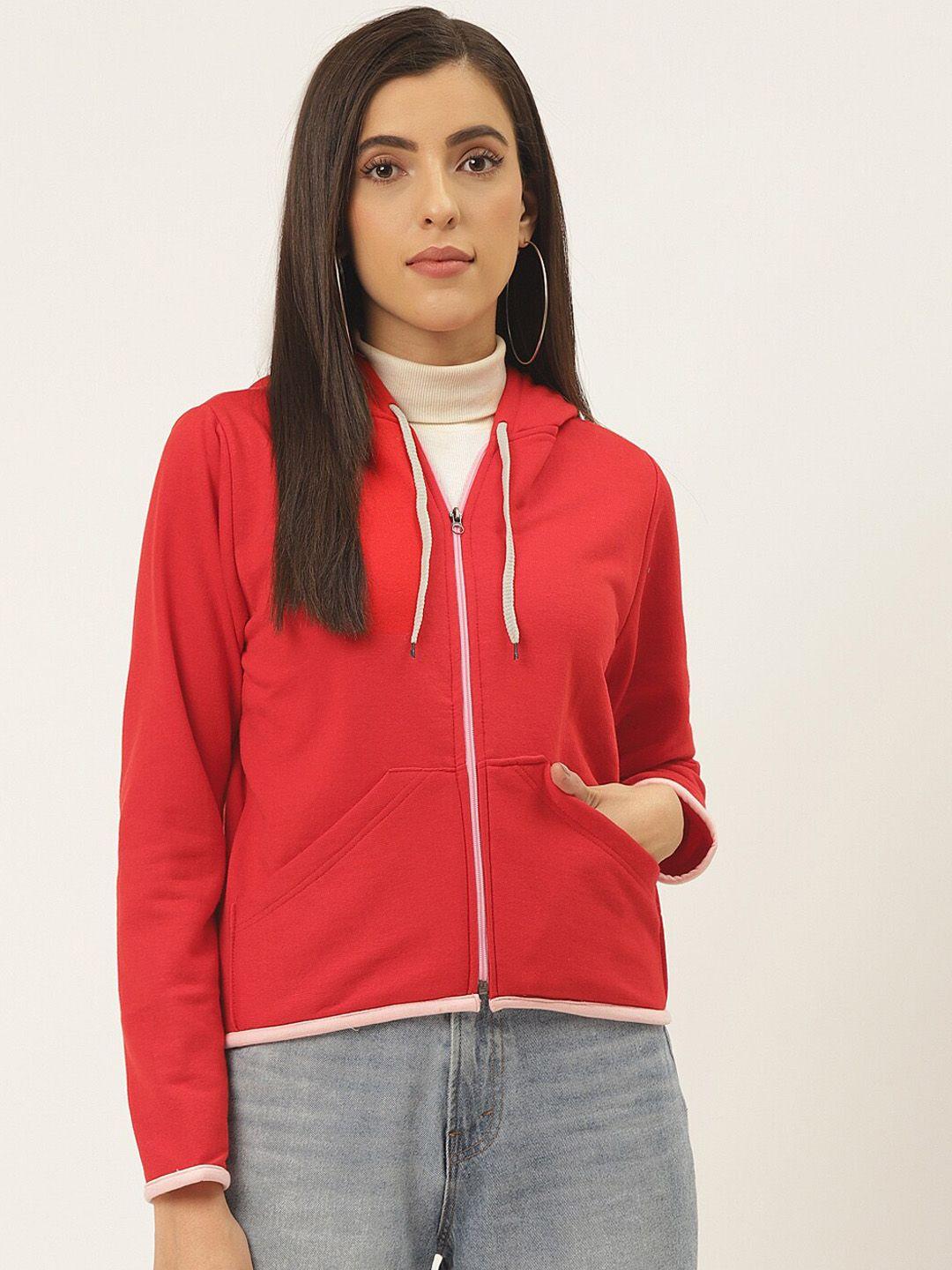 baesd hooded lightweight fleece crop bomber jacket