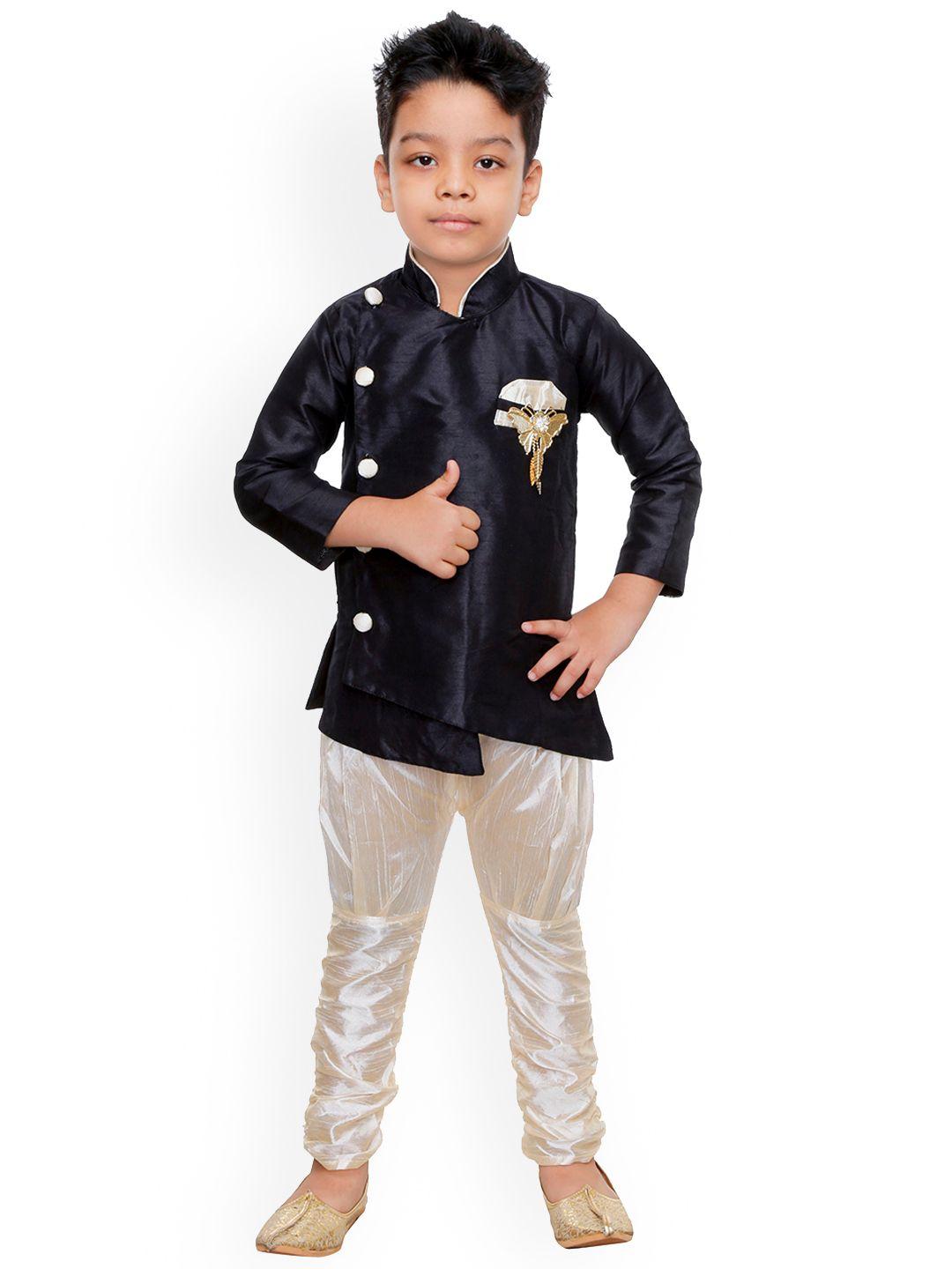 baesd infant boys mandarin collar sherwani set