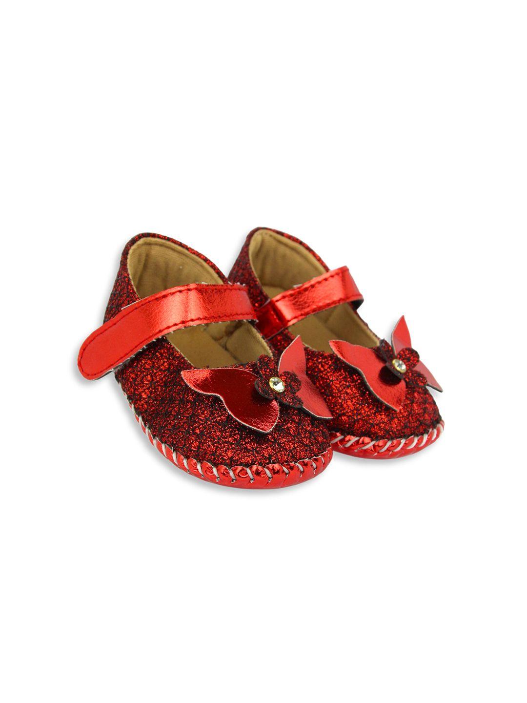 baesd infant girls bow detailed booties