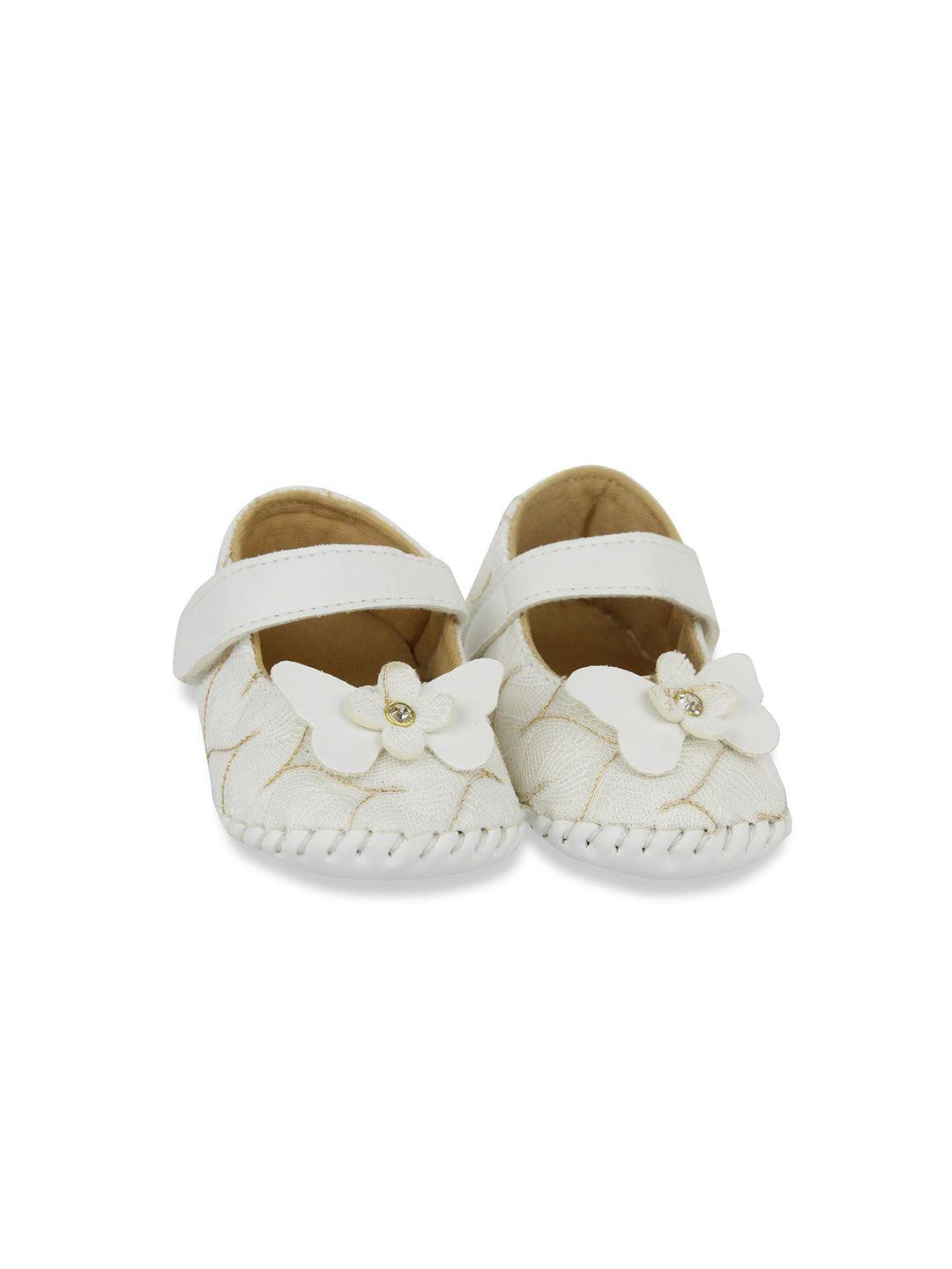 baesd infant girls bow embellished booties