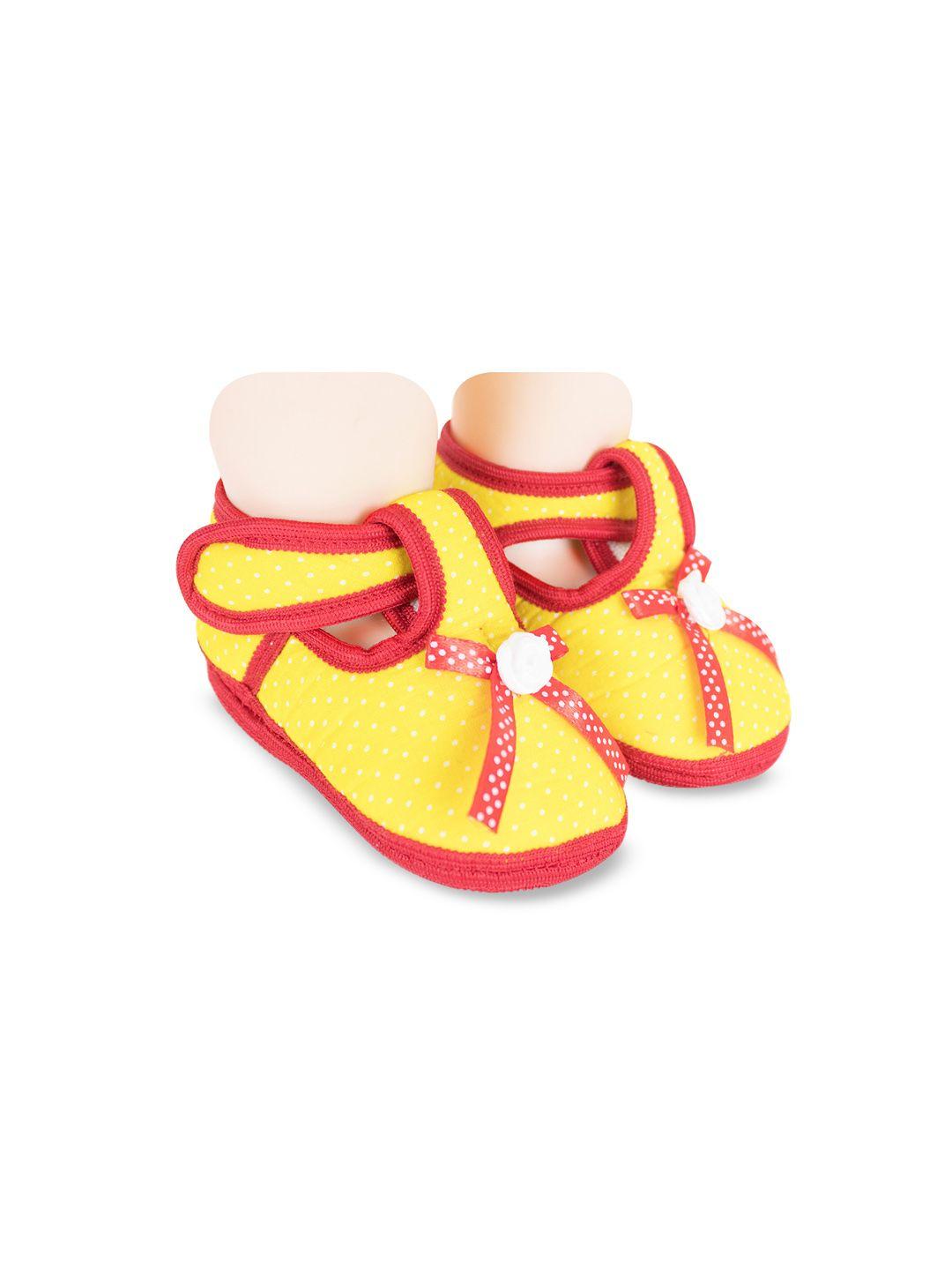 baesd infants girls anti slip printed booties