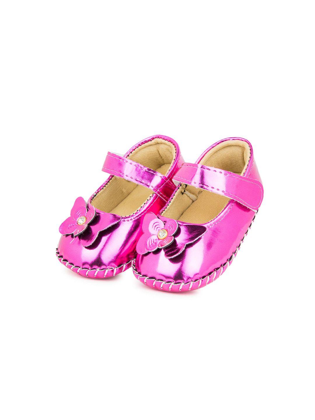 baesd infants girls floral embellished sandal booties