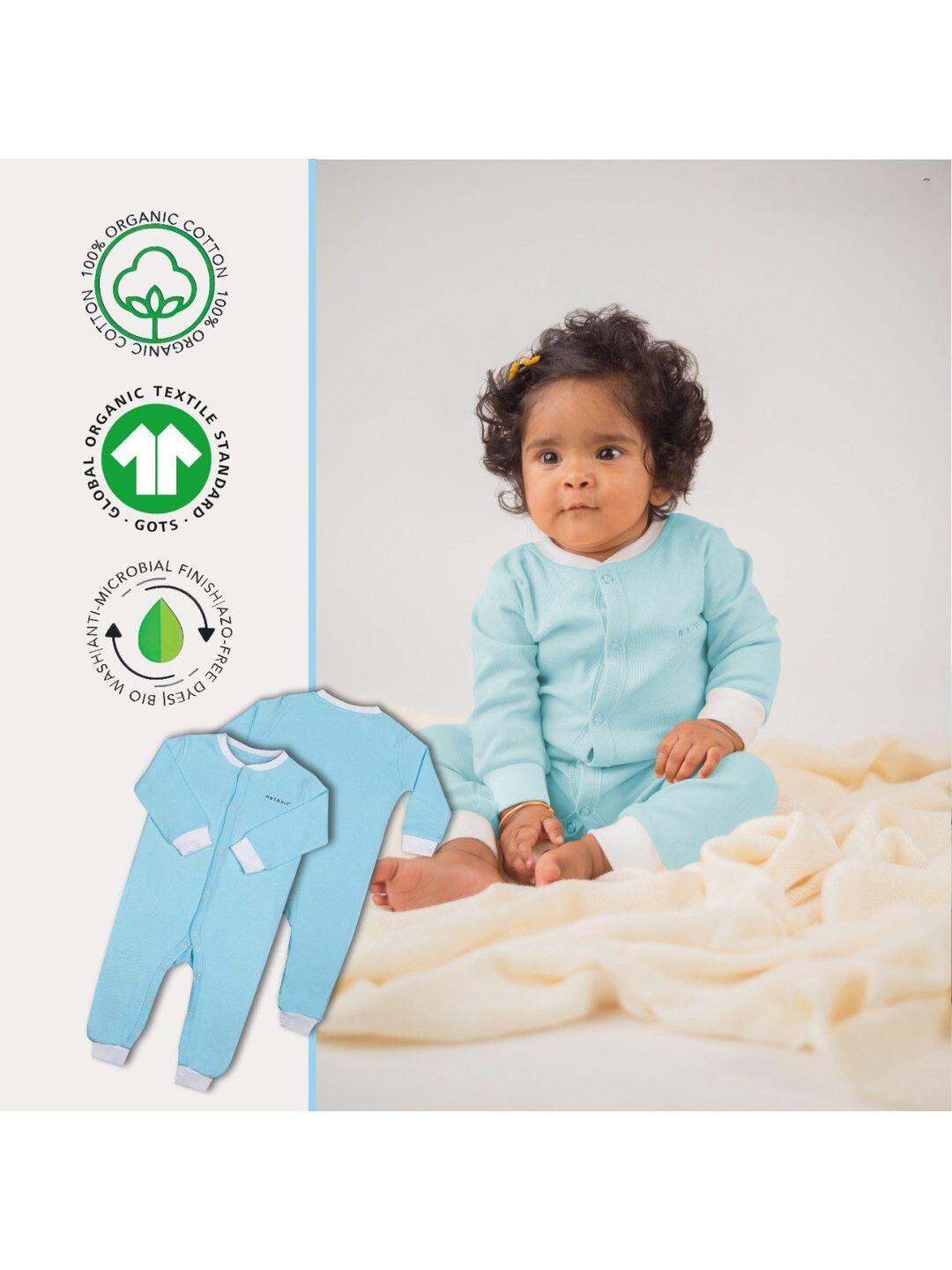 baesd infants organic cotton antimicrobial romper