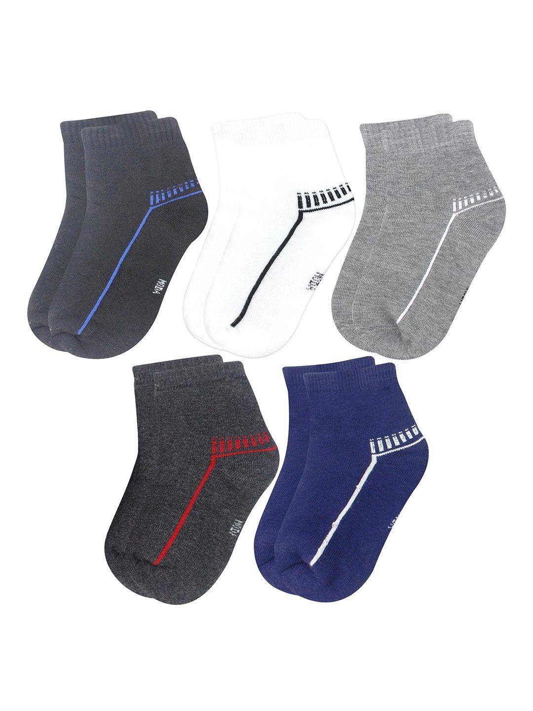 baesd infants pack of 5 patterned ankle length socks