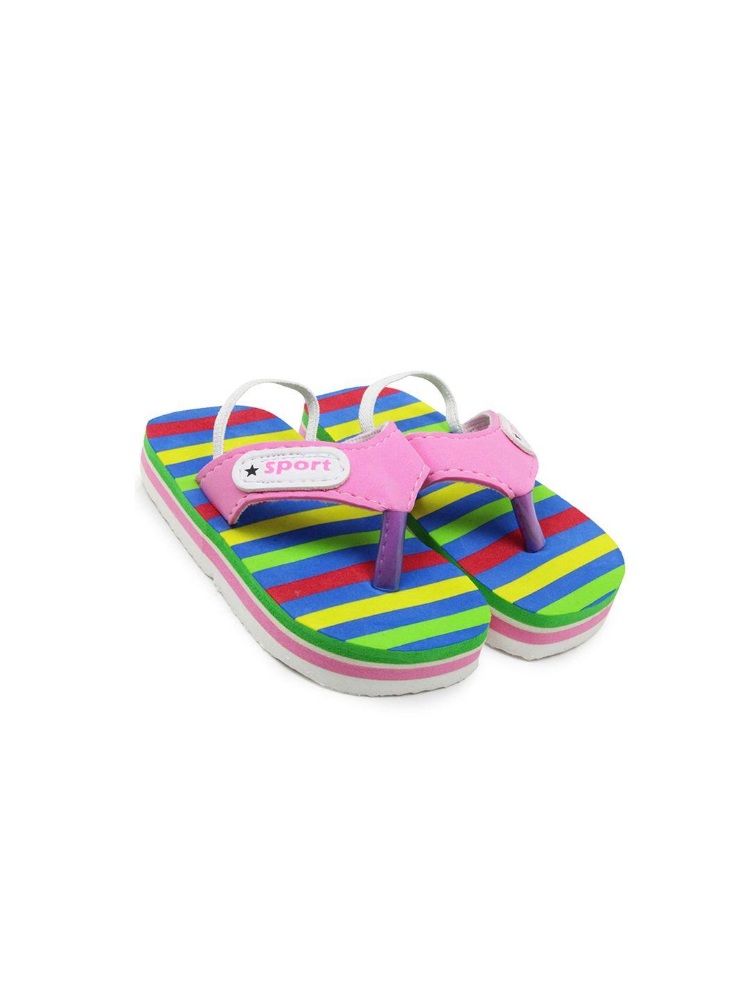 baesd infants striped musical anti skid thong flip flop