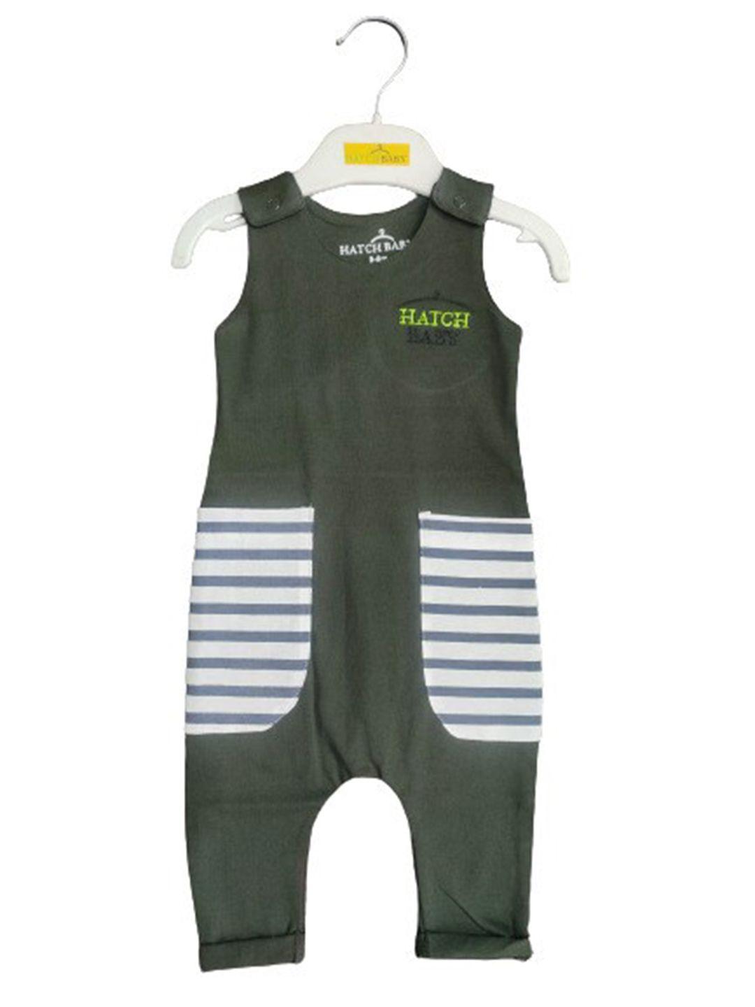 baesd infants striped sleeveless cotton rompers