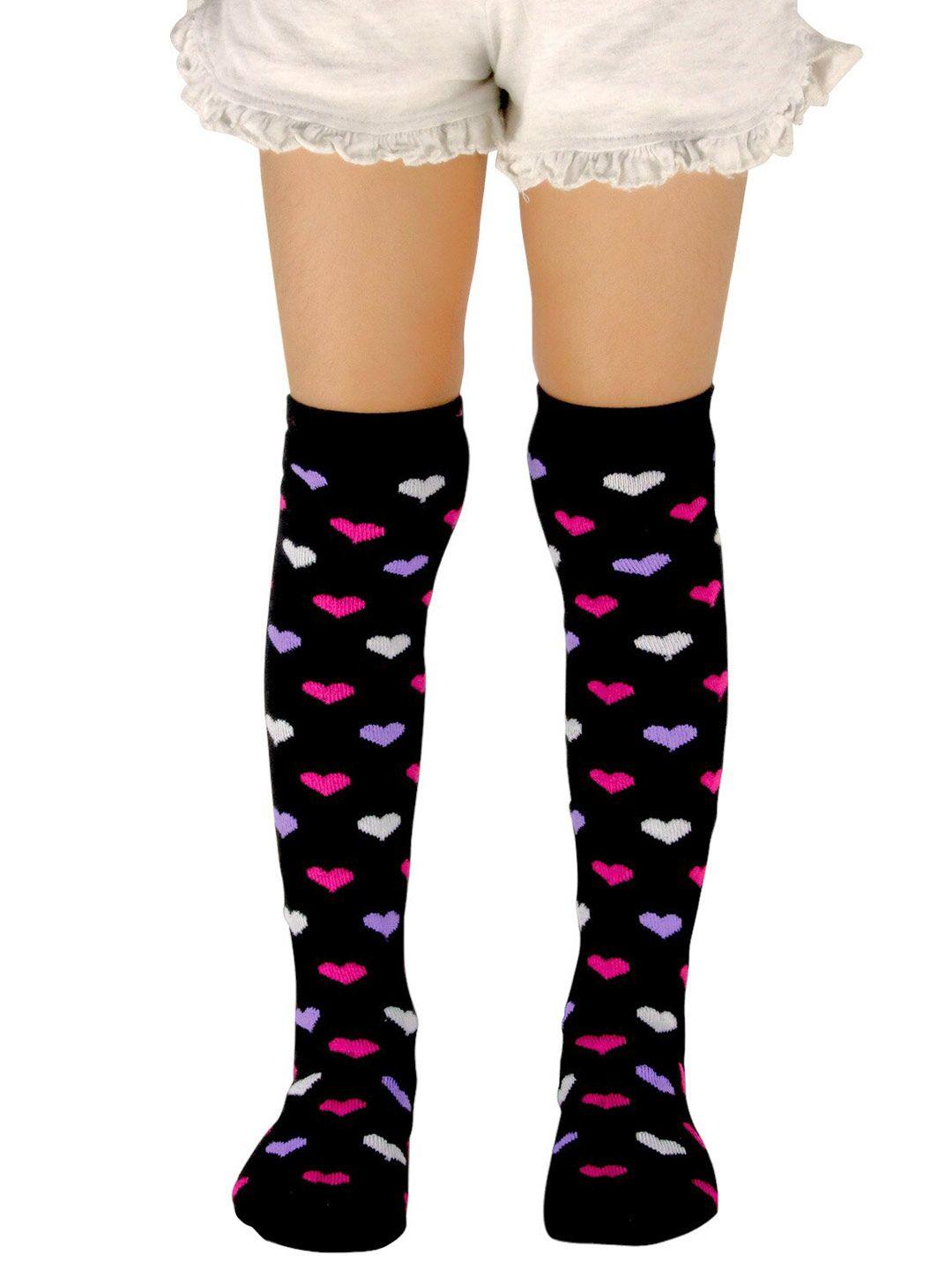 baesd kids patterned breathable knee-length socks