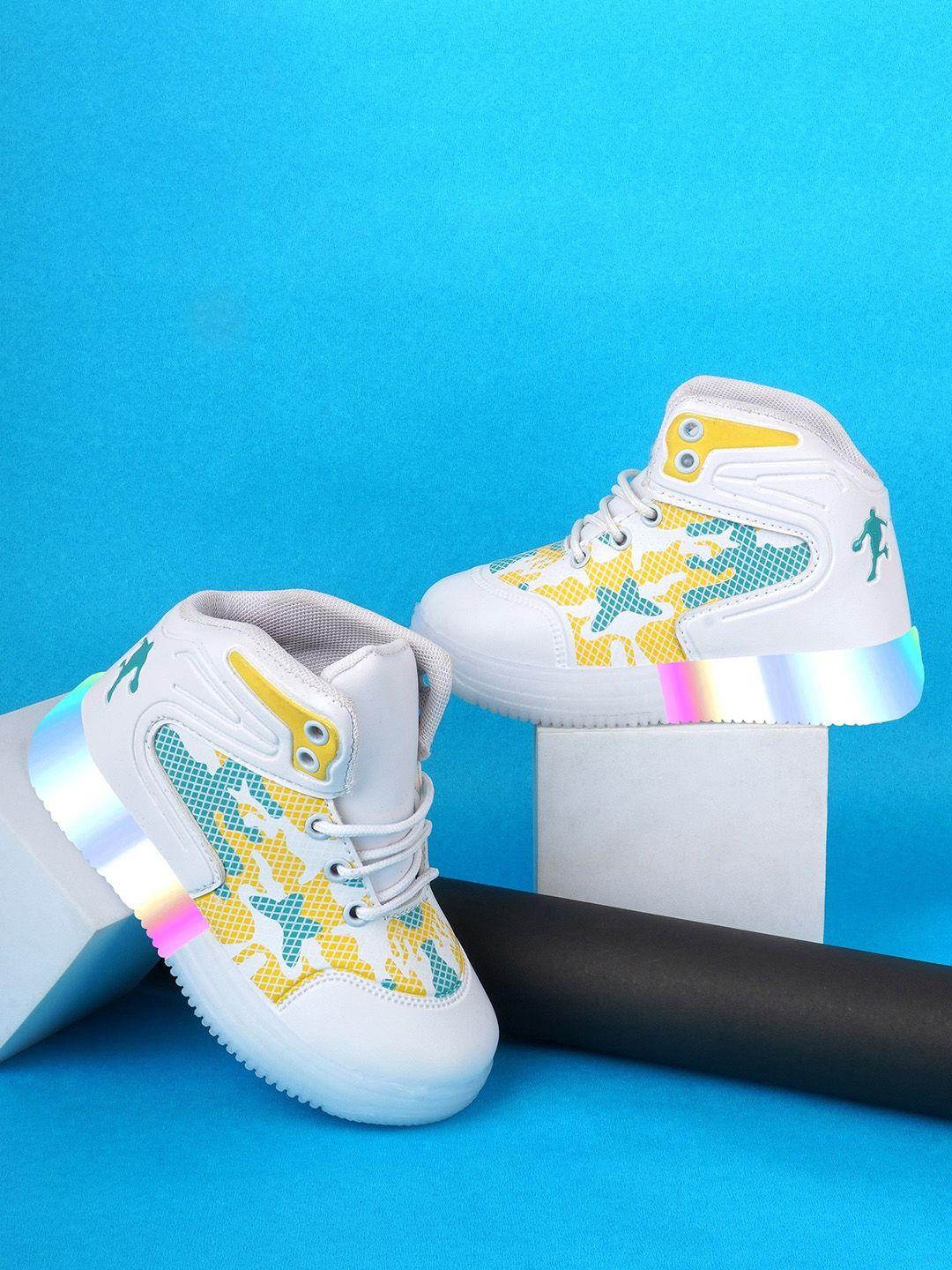 baesd kids printed anti skid led sneakers