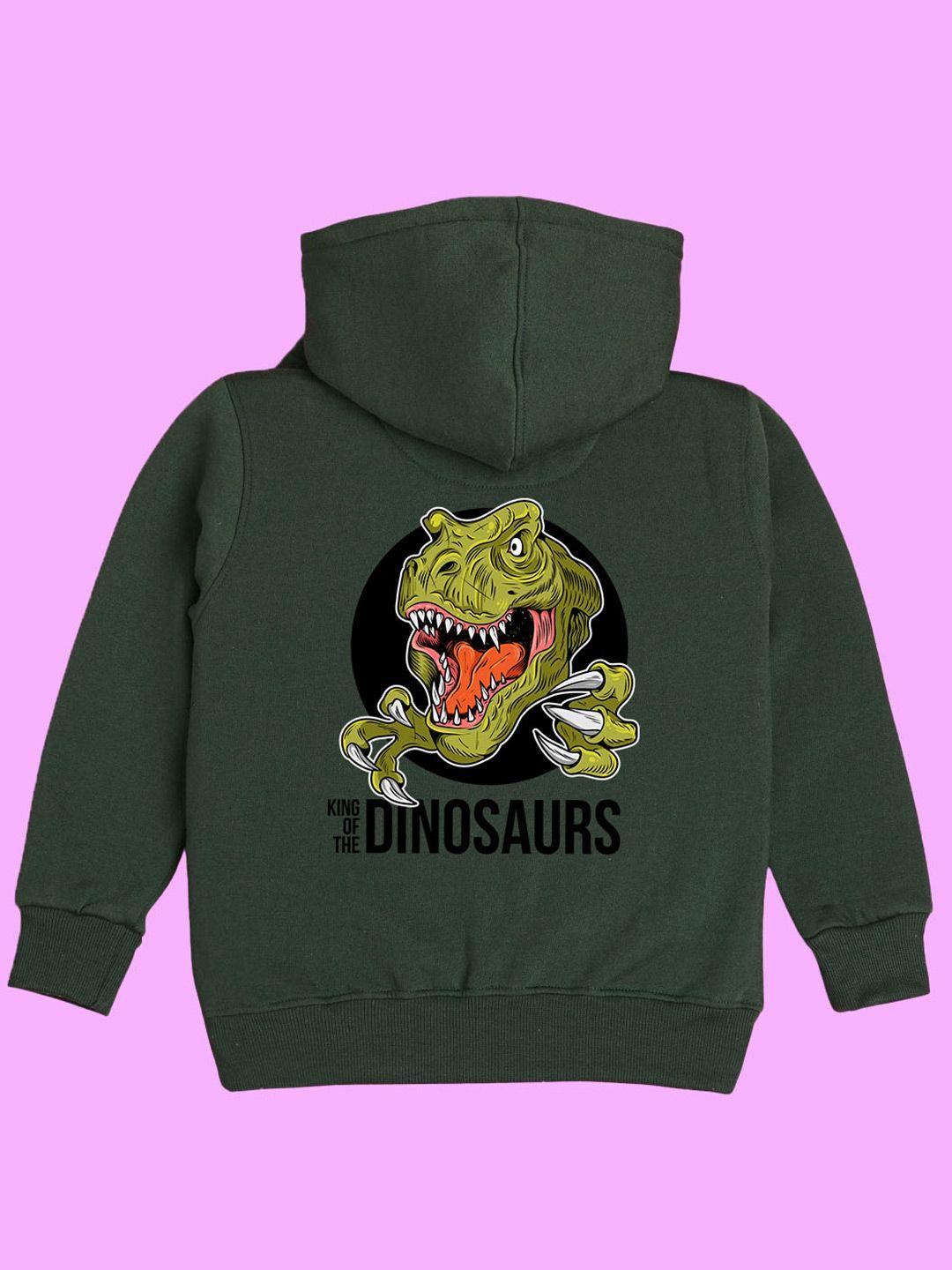 baesd kids printed hooded fleece pullover