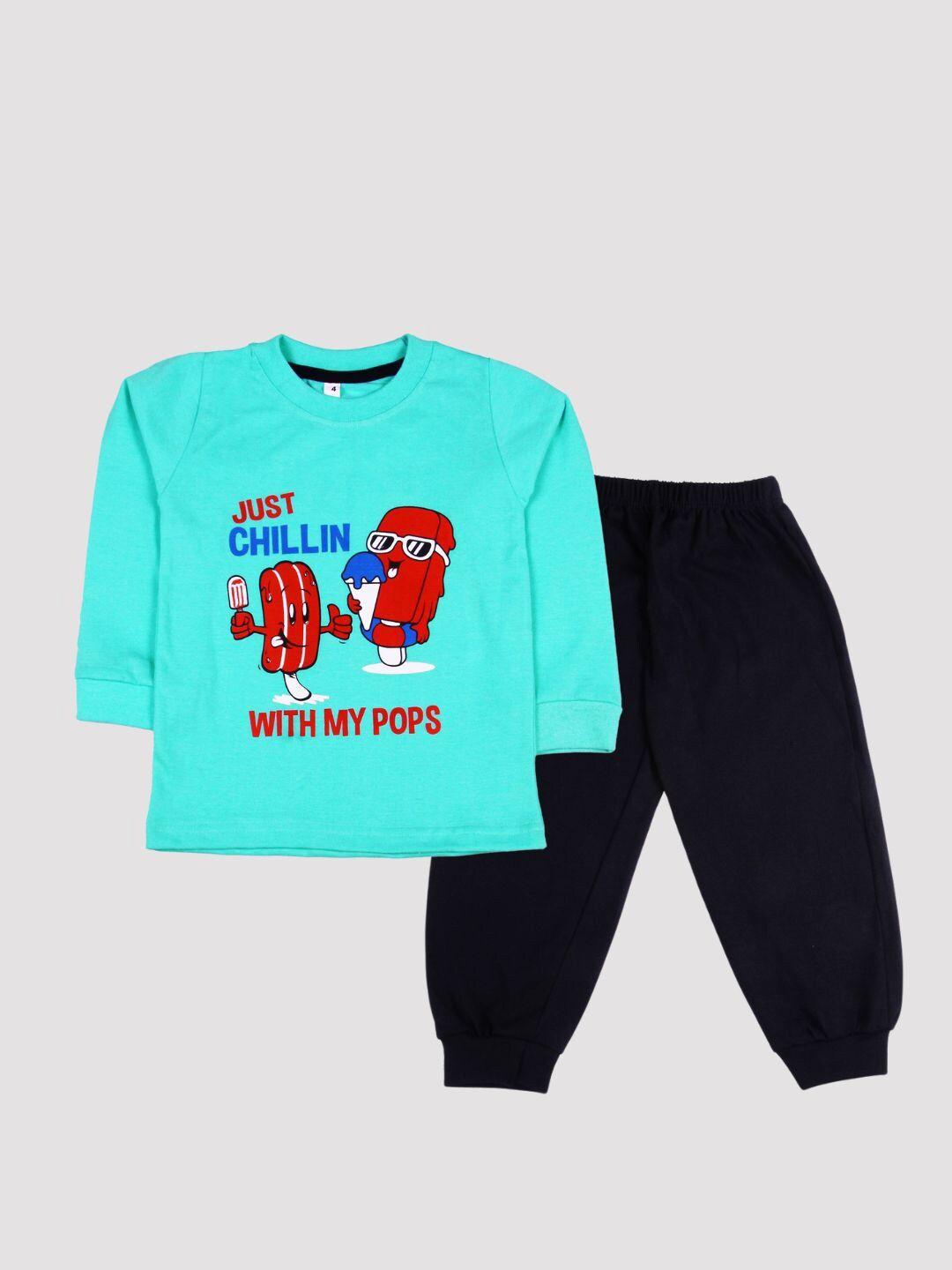 baesd kids printed t-shirt with trouser