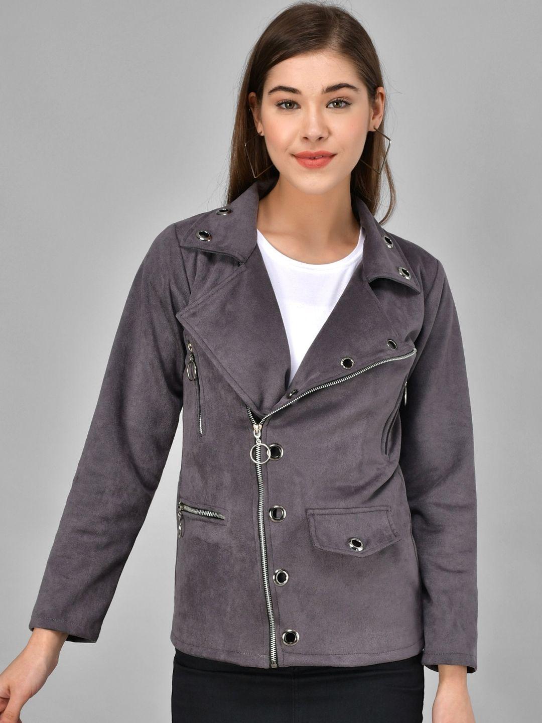 baesd lapel collar tailored jacket with studded