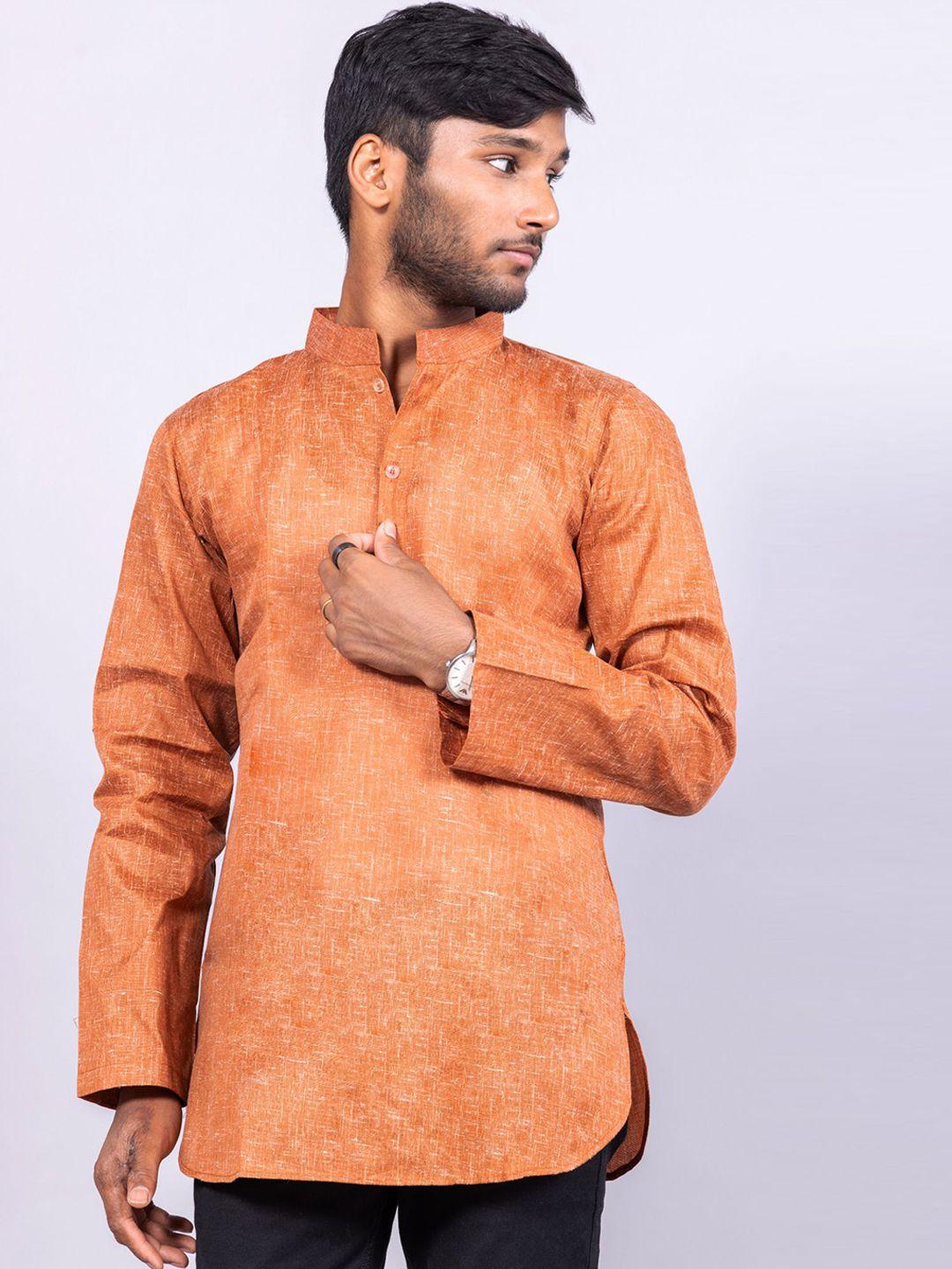 baesd mandarin collar long sleeves pure cotton kurta