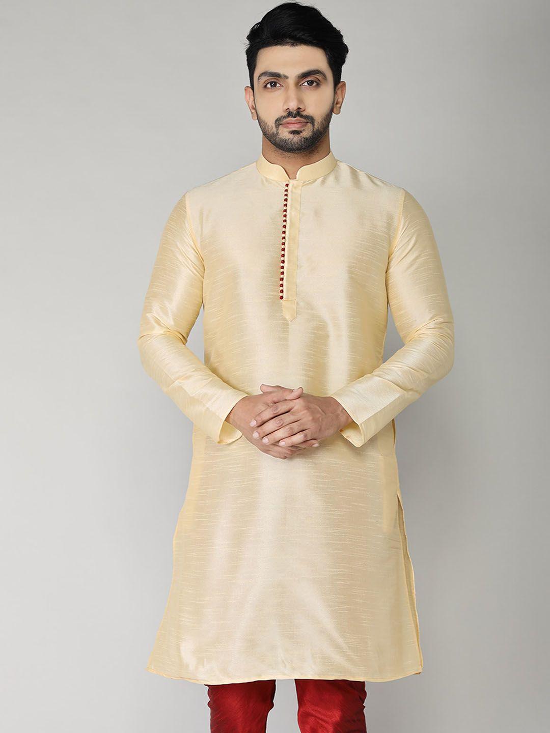 baesd mandarin collar straight regular cotton kurta