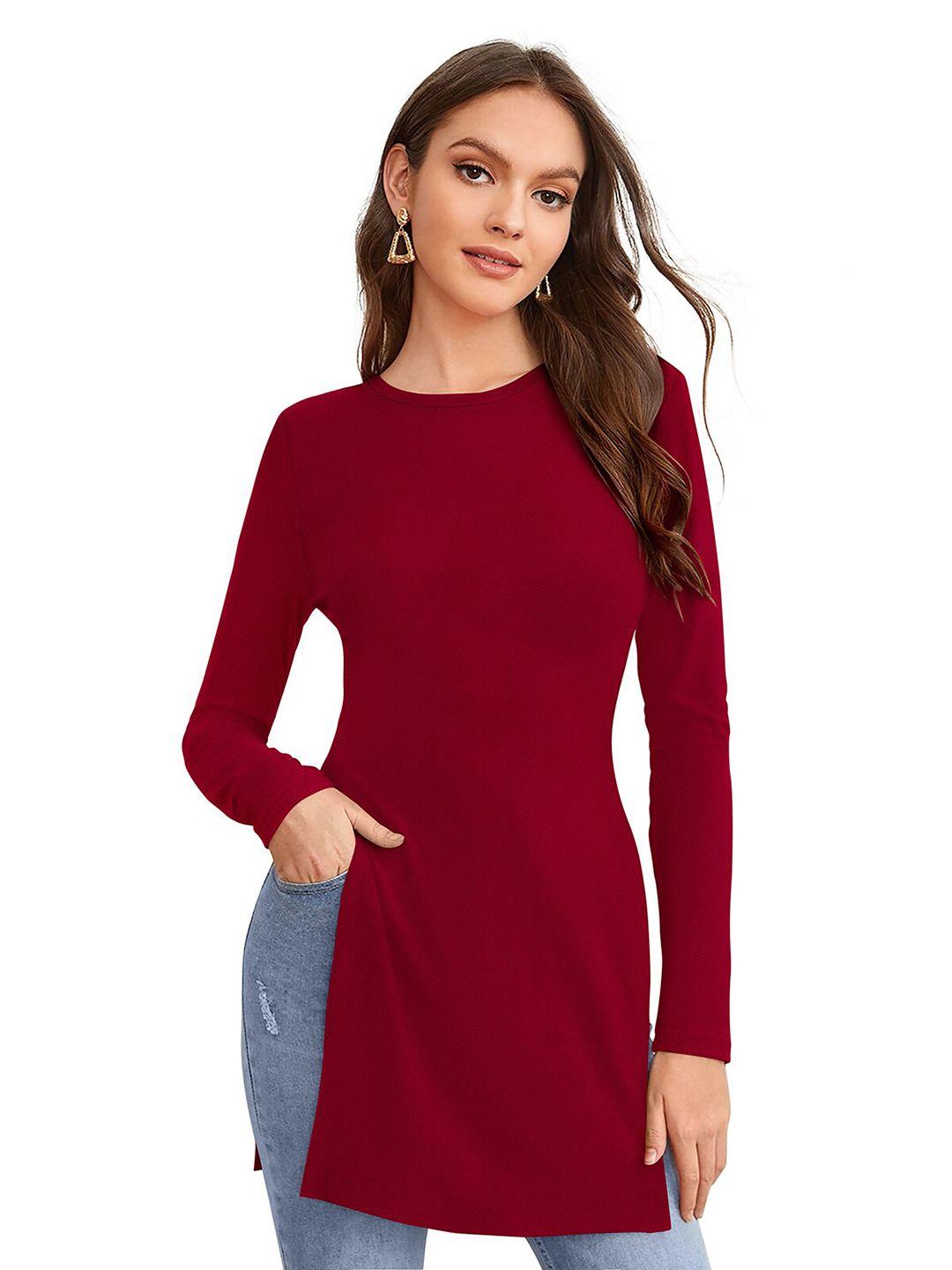 baesd maroon dress