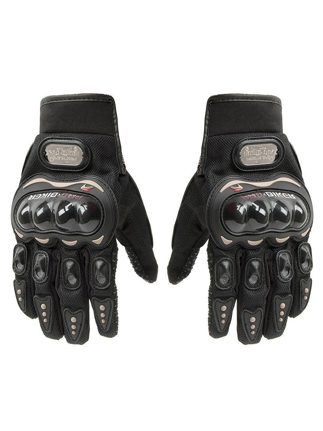 baesd men patterned riding gloves