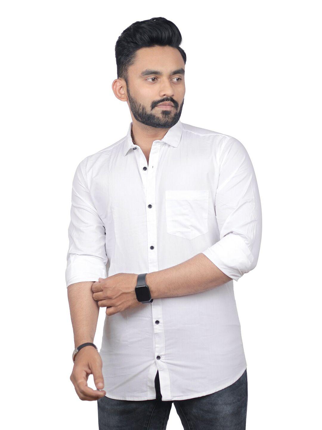 baesd men relaxed opaque casual shirt