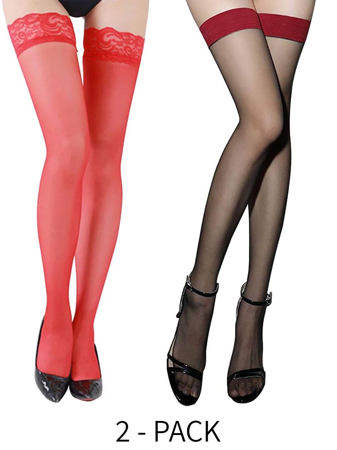 baesd pack of 2 sheer pantyhose stockings