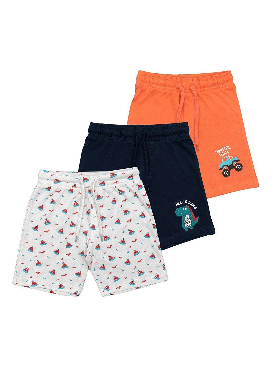 baesd pack of 3 boys assorted cotton shorts
