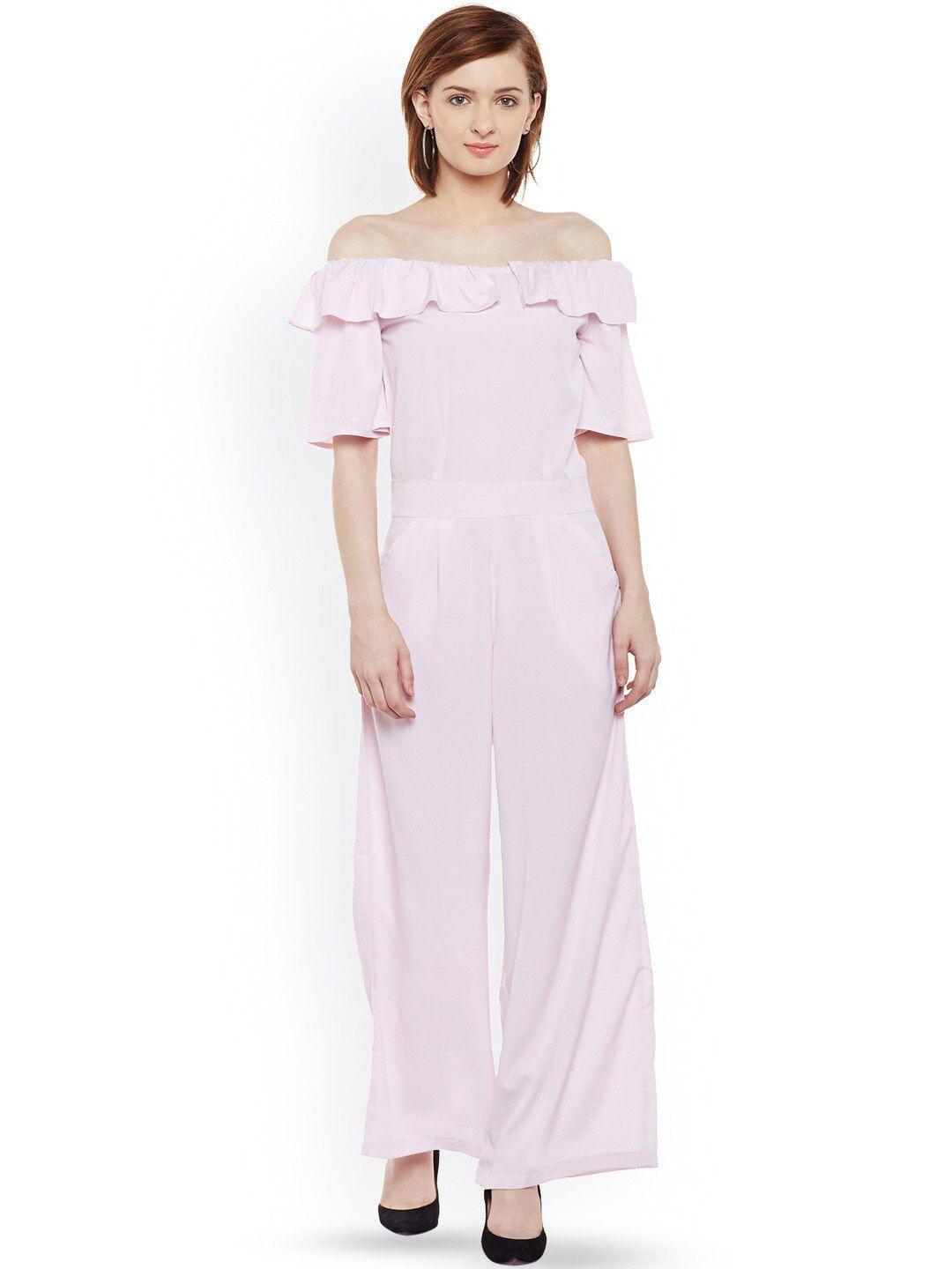 baesd pink basic jumpsuit