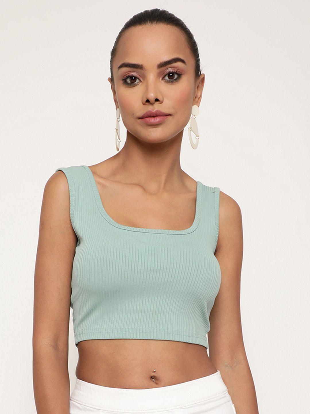 baesd ribbed tank crop top