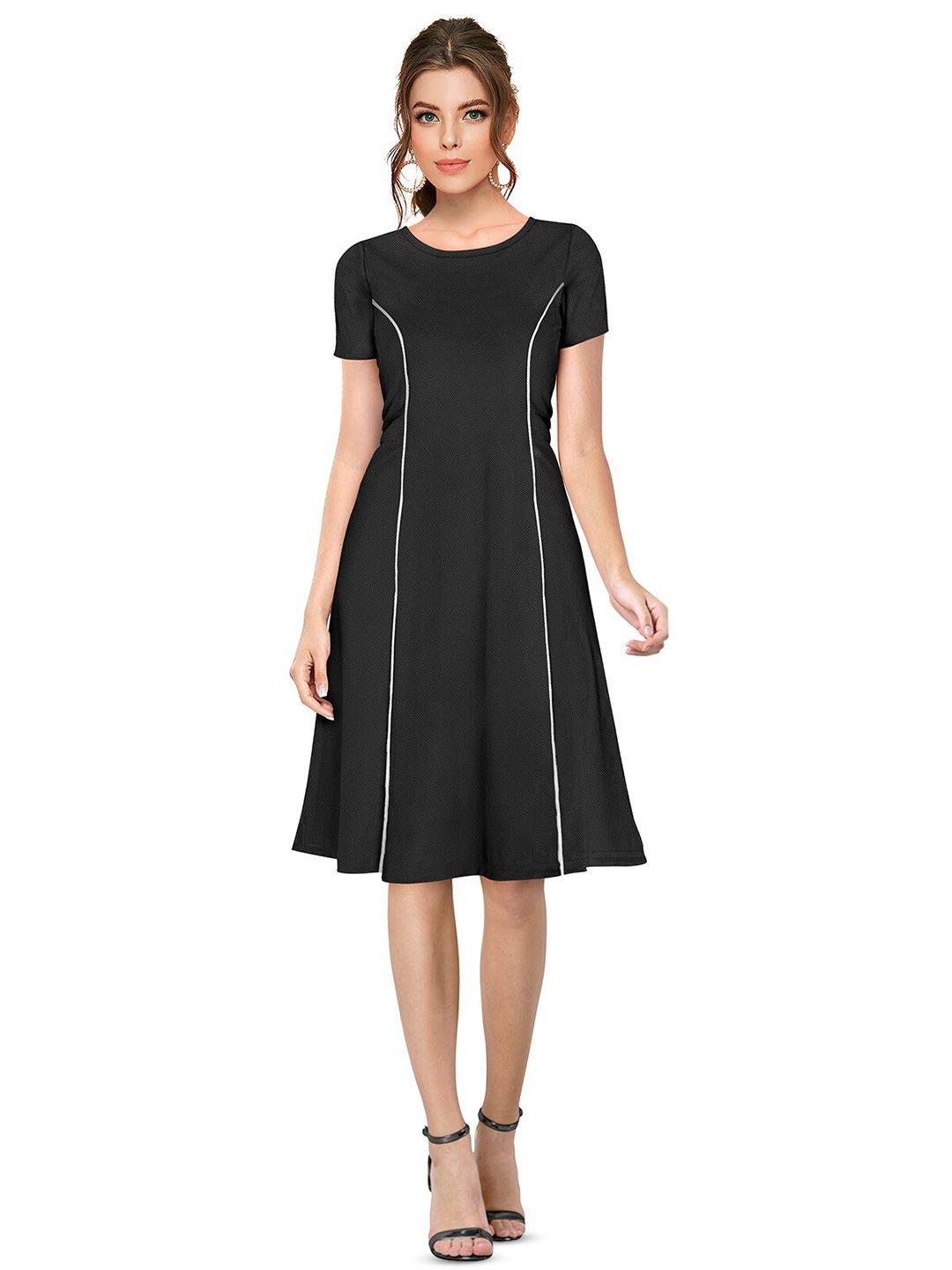 baesd round neck a-line dress