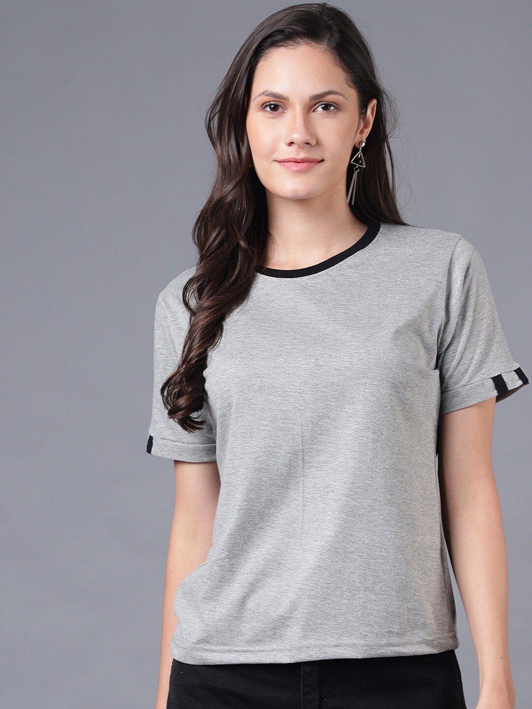 baesd round neck cotton t-shirt