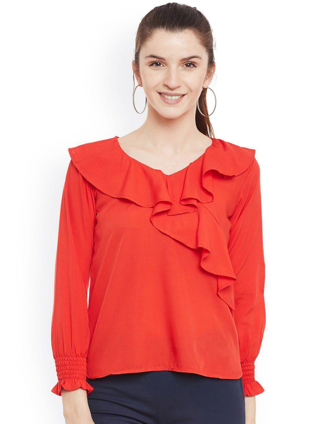 baesd ruffled regular top