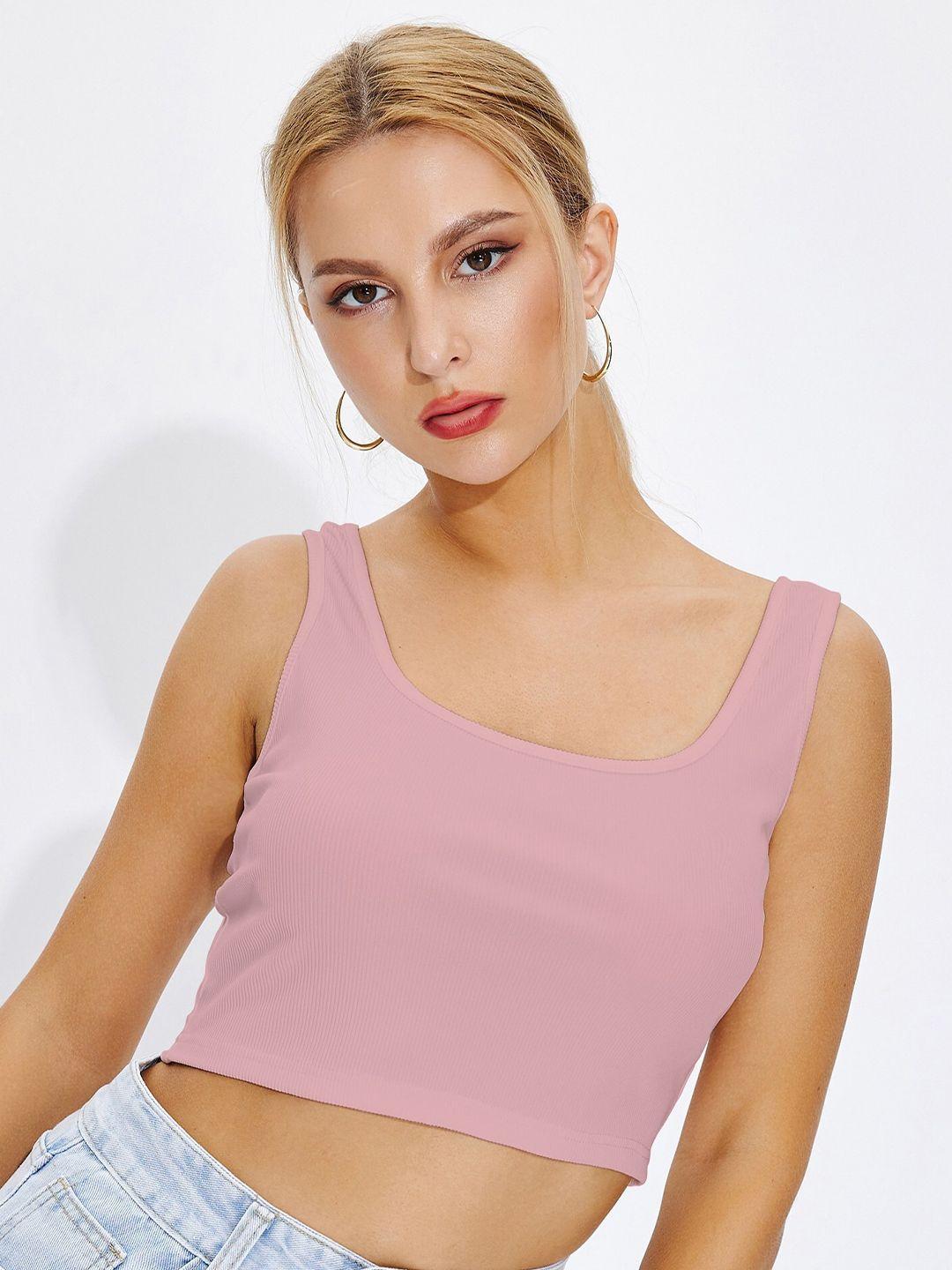 baesd scoop neck crop top