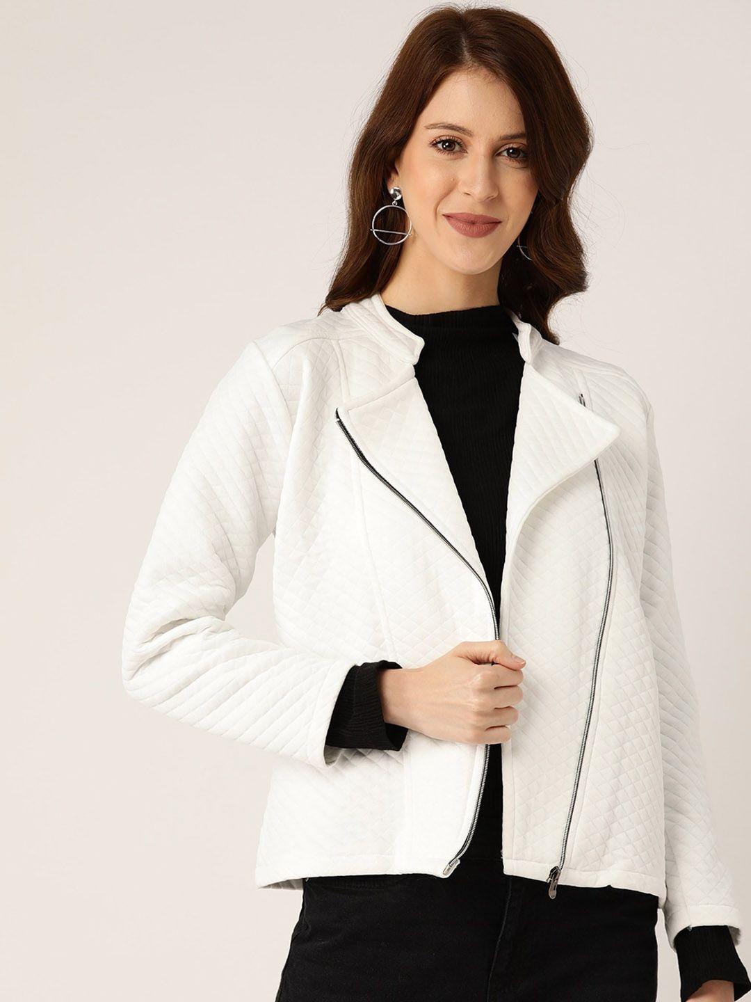 baesd self design mandarin collar long sleeves quilted jacket