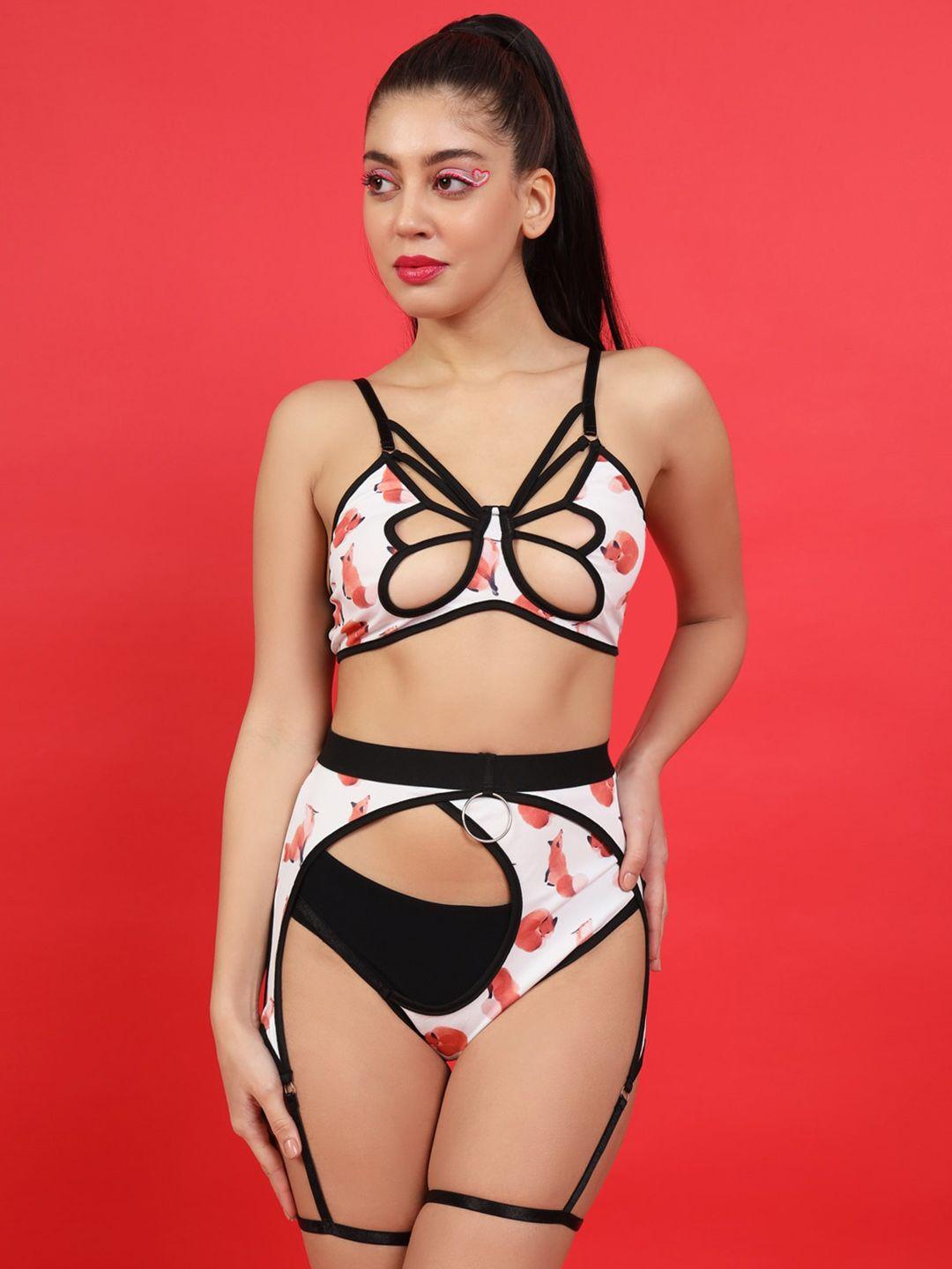 baesd self design mid-rise bikini lingerie set