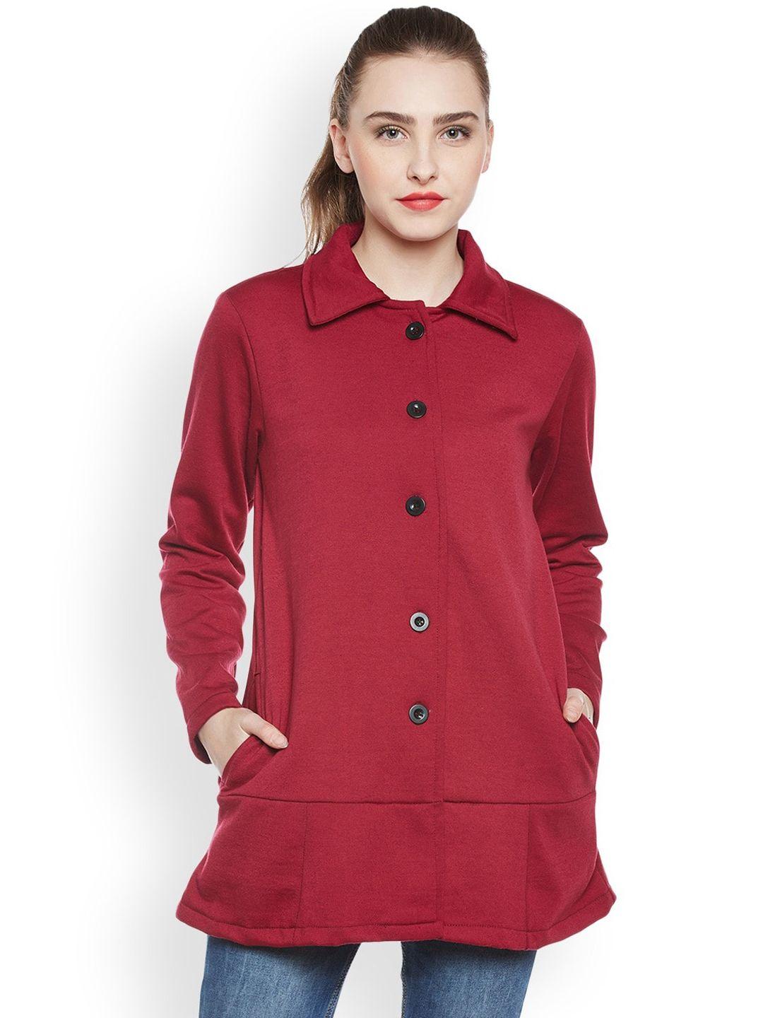 baesd spread collar longline fleece overcoat