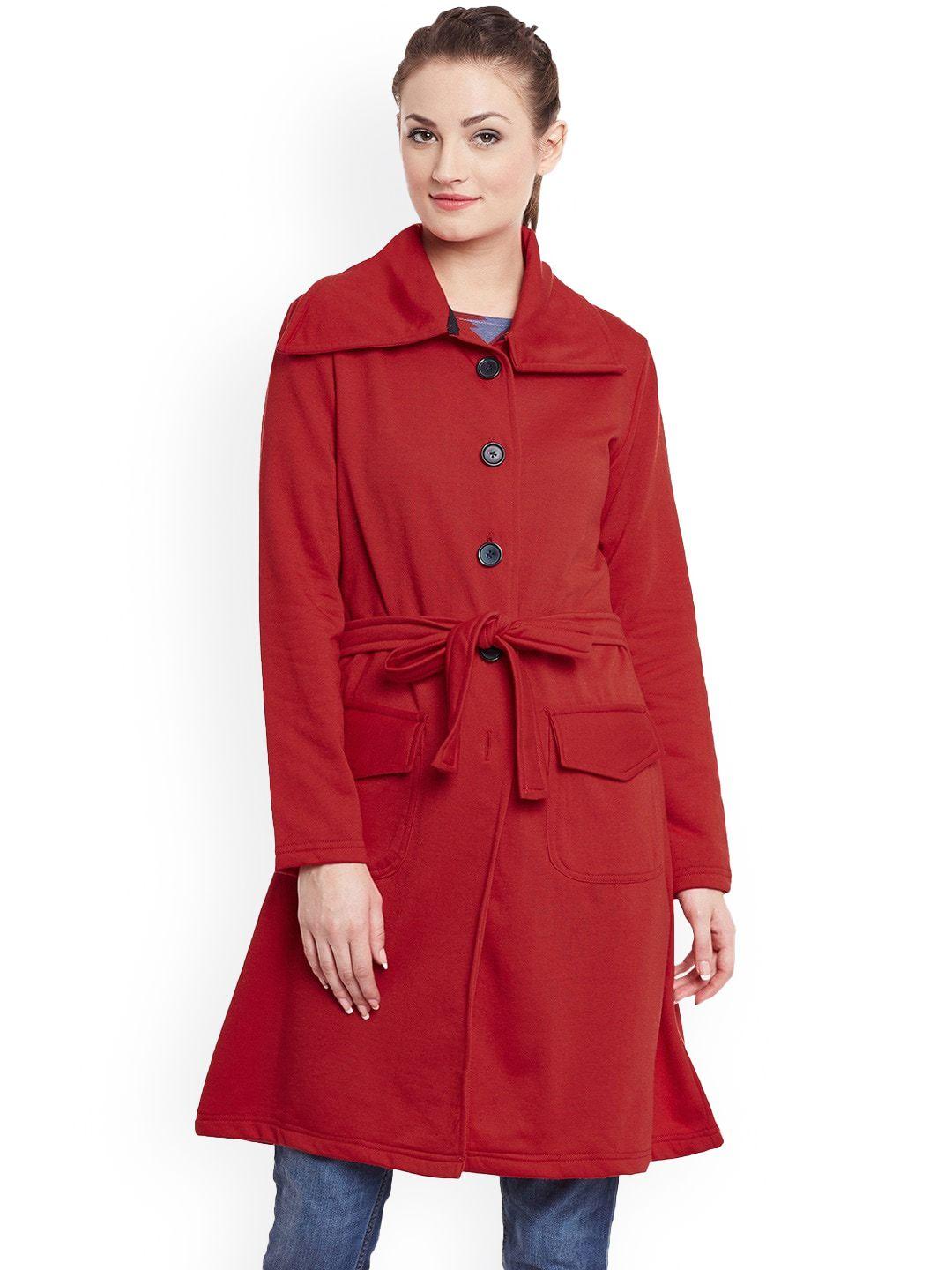 baesd spread collar longline fleece trench coat