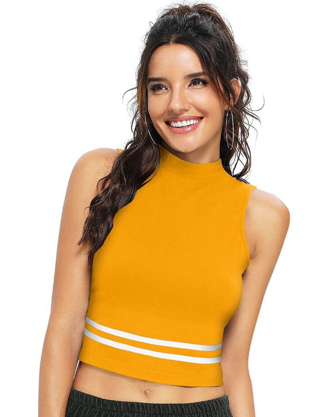 baesd striped crop top