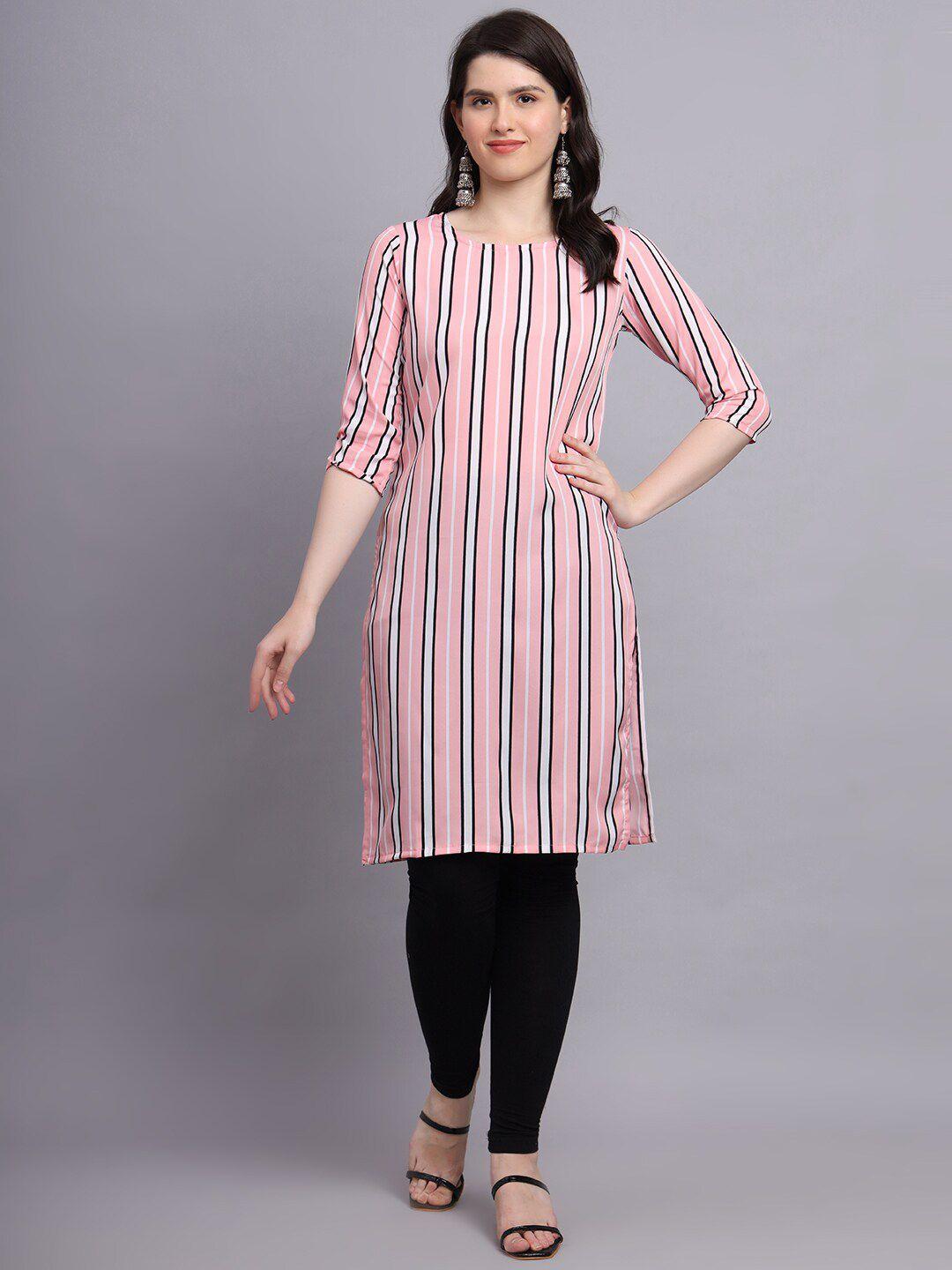 baesd striped straight kurta