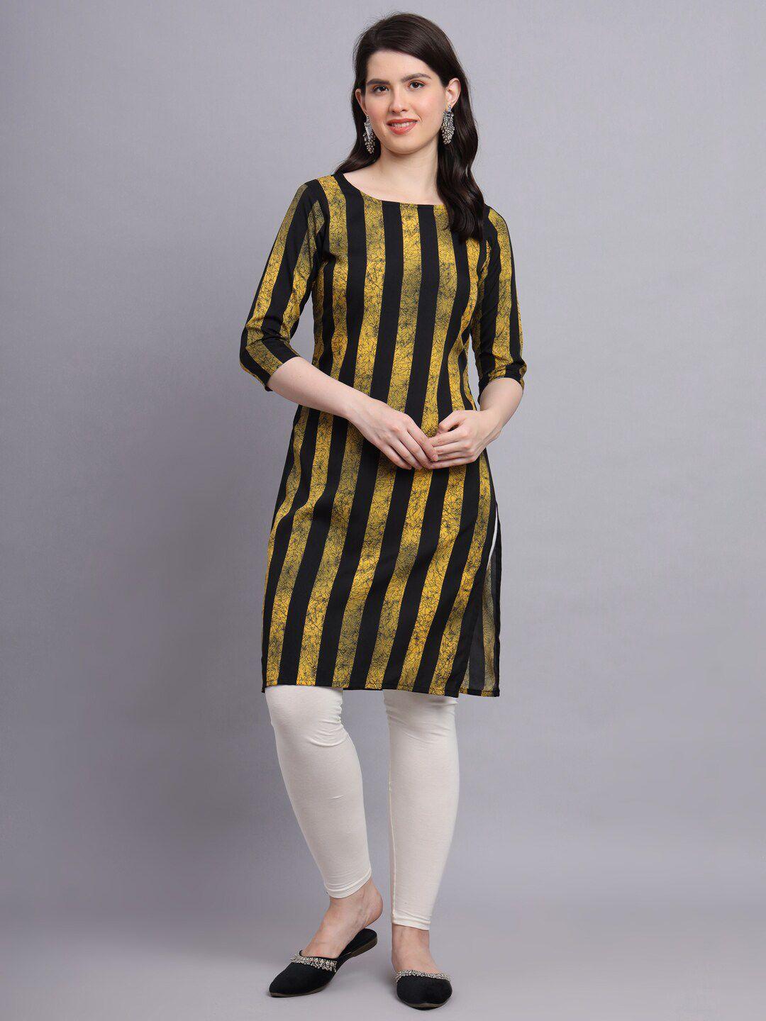 baesd striped straight kurta