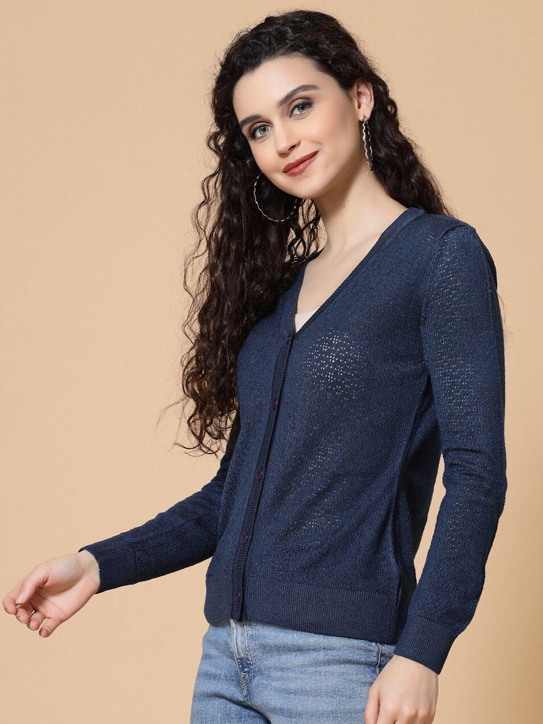 baesd v-neck cable knit cardigan acrylic sweater