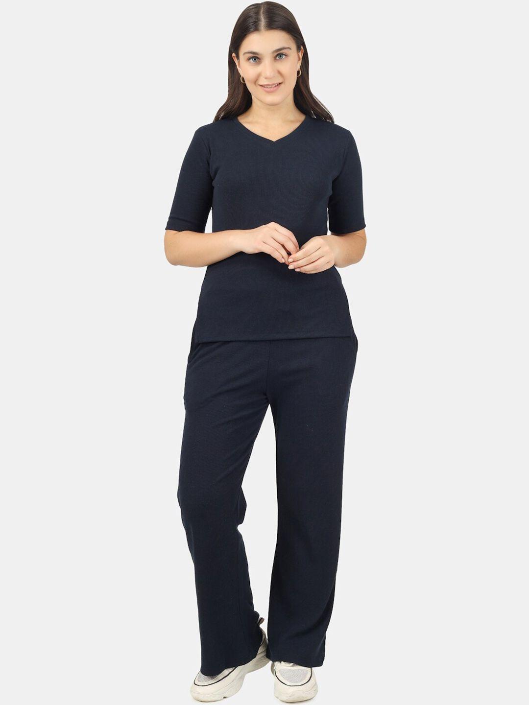 baesd v-neck top with trouser