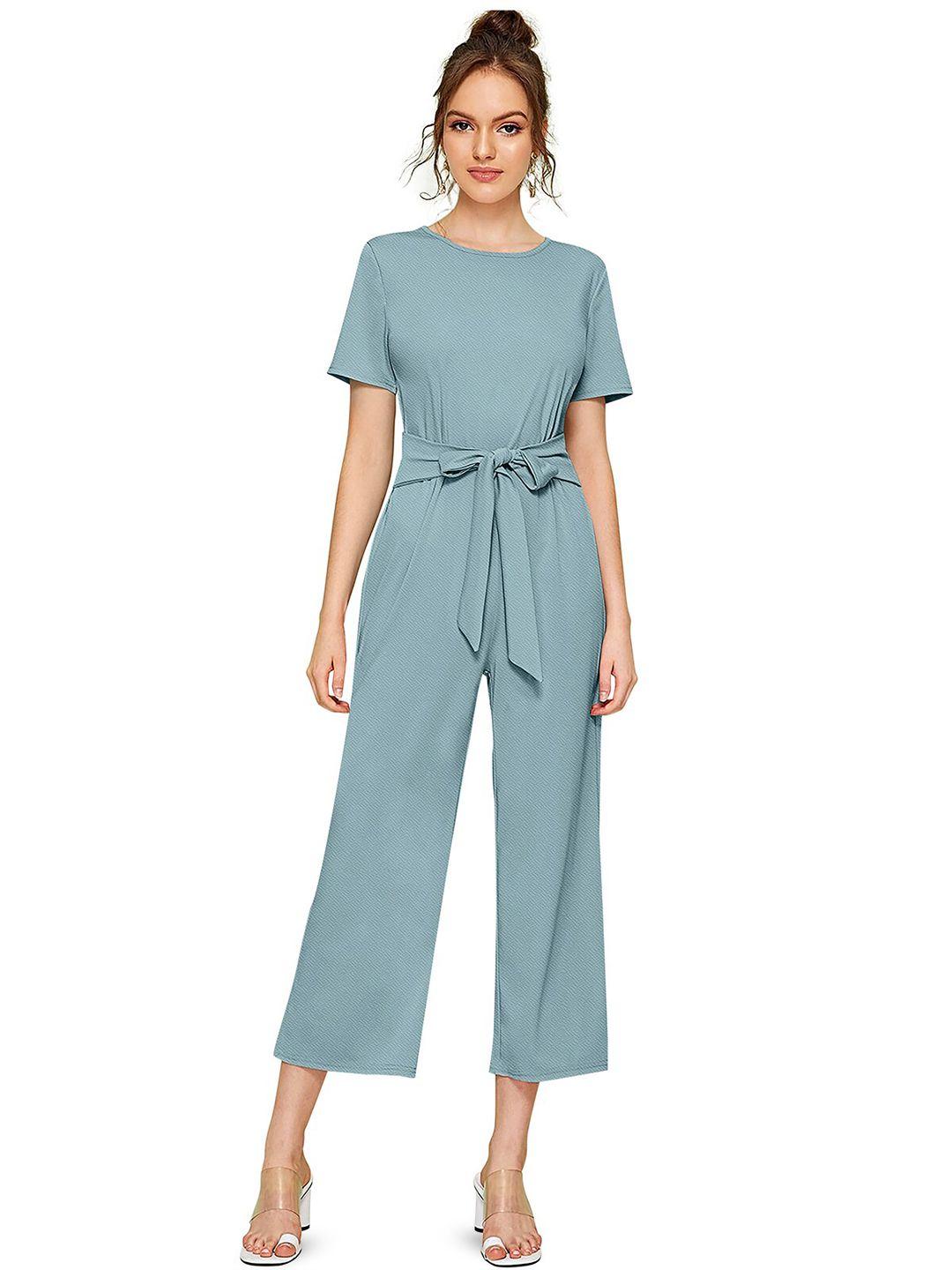 baesd waist tie ups basic jumpsuit