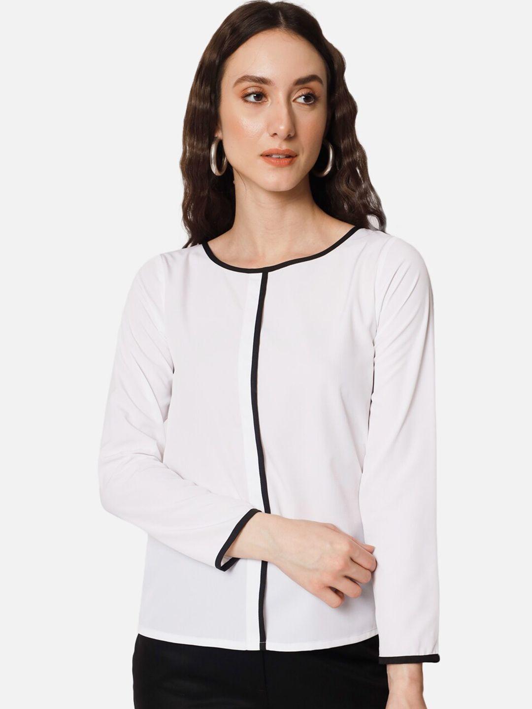 baesd white crepe top