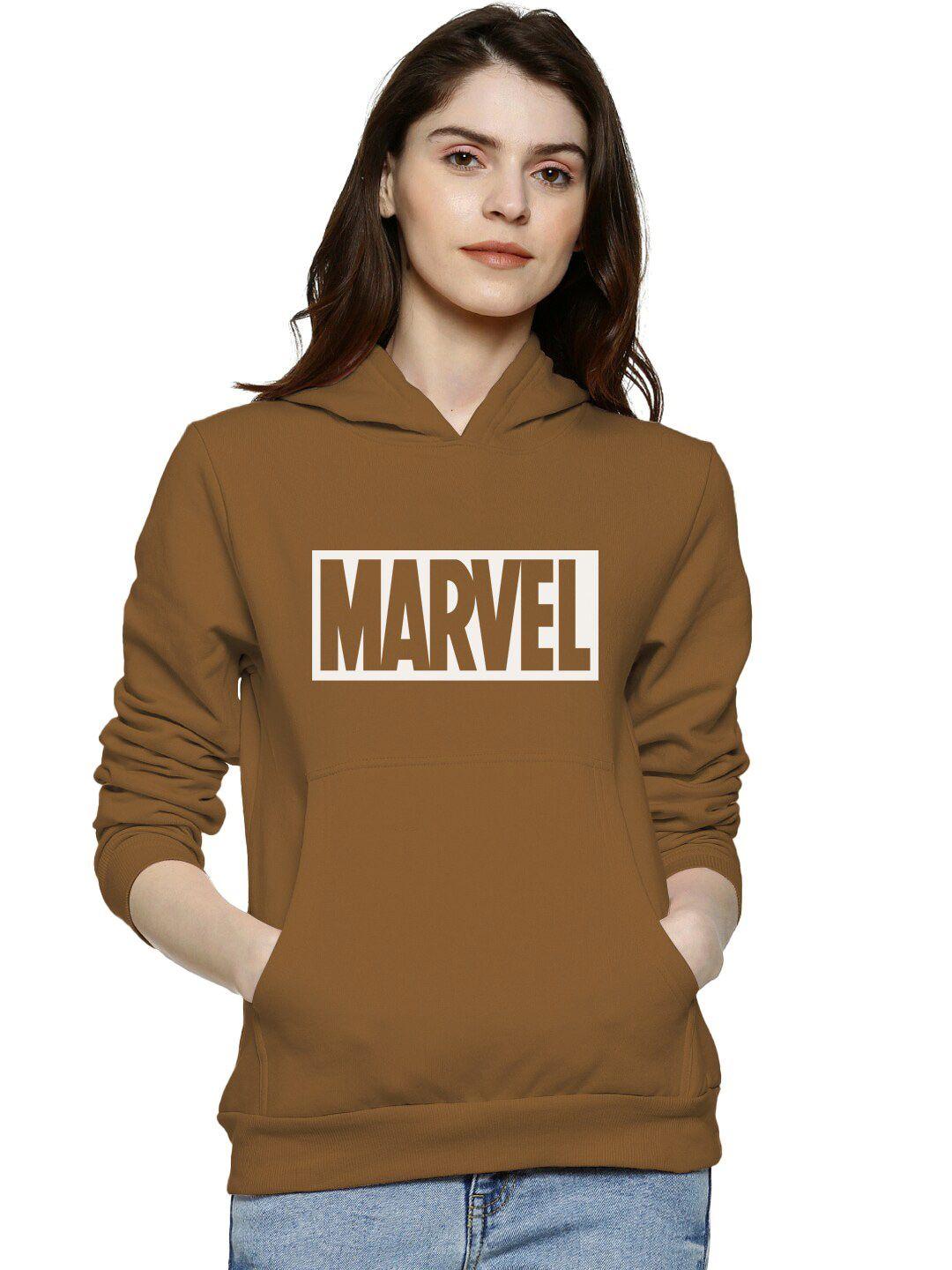 baesd women brown hooded sweatshirt