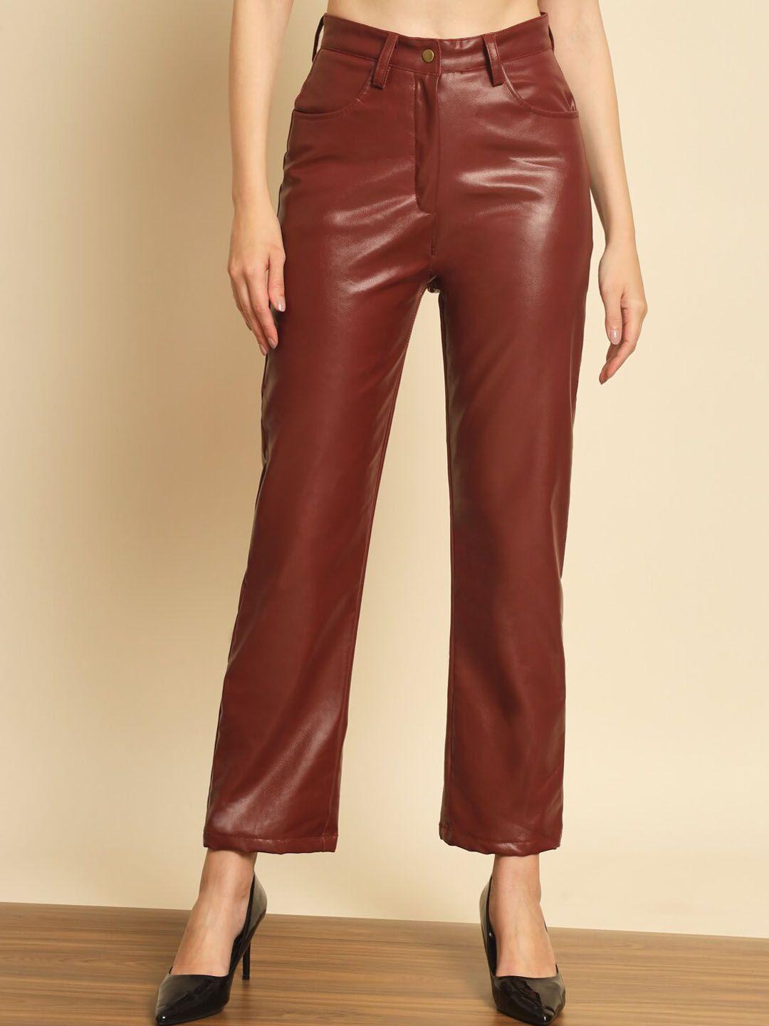 baesd women brown smart trousers