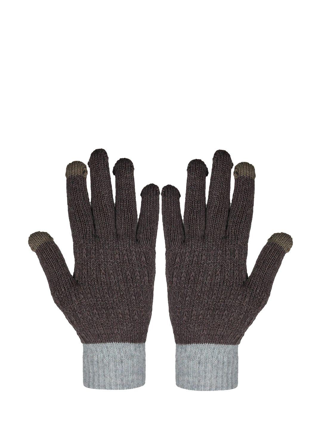 baesd women full finger woolen winter gloves