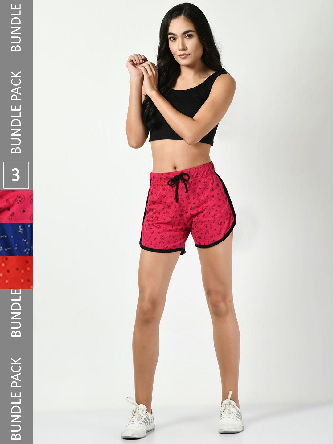 baesd women multicoloured high-rise shorts