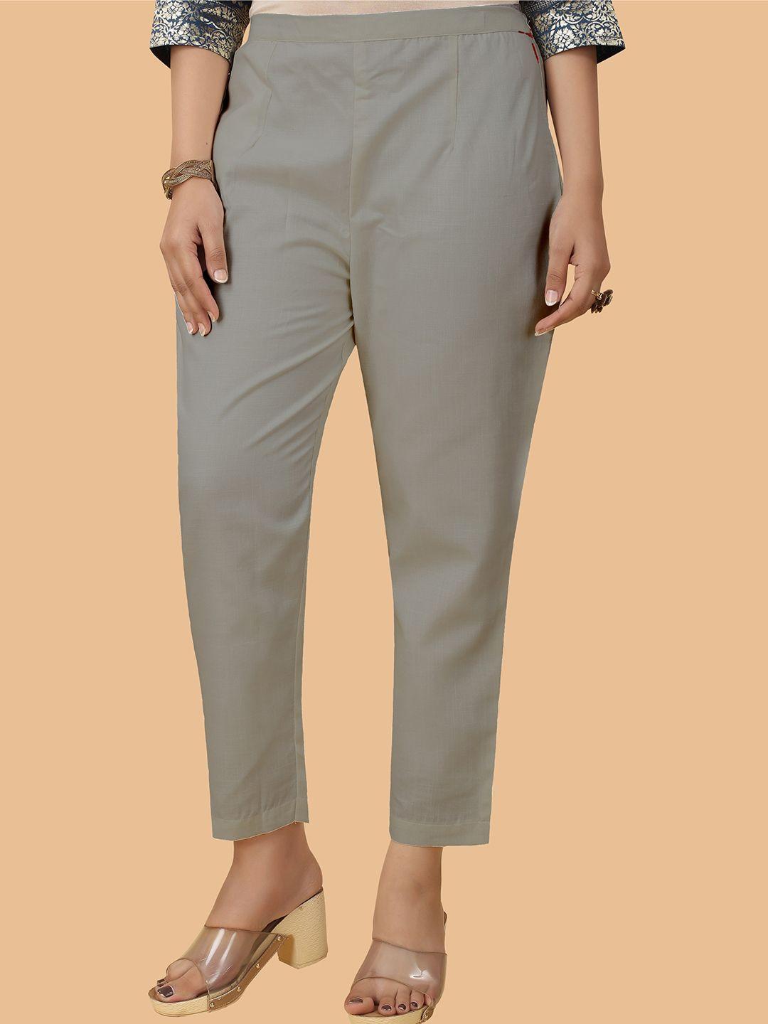 baesd women original slim fit cotton trousers