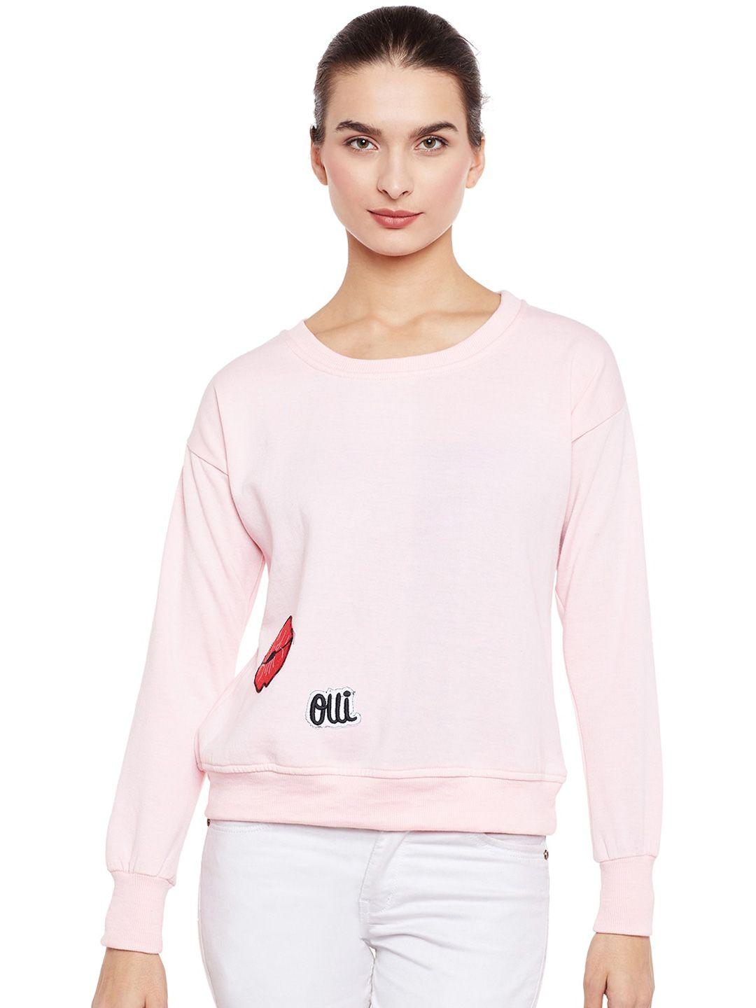 baesd women pink sweatshirt