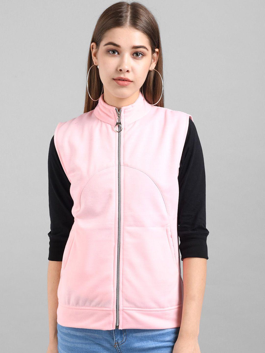 baesd women sleeveless fleece bomber jacket