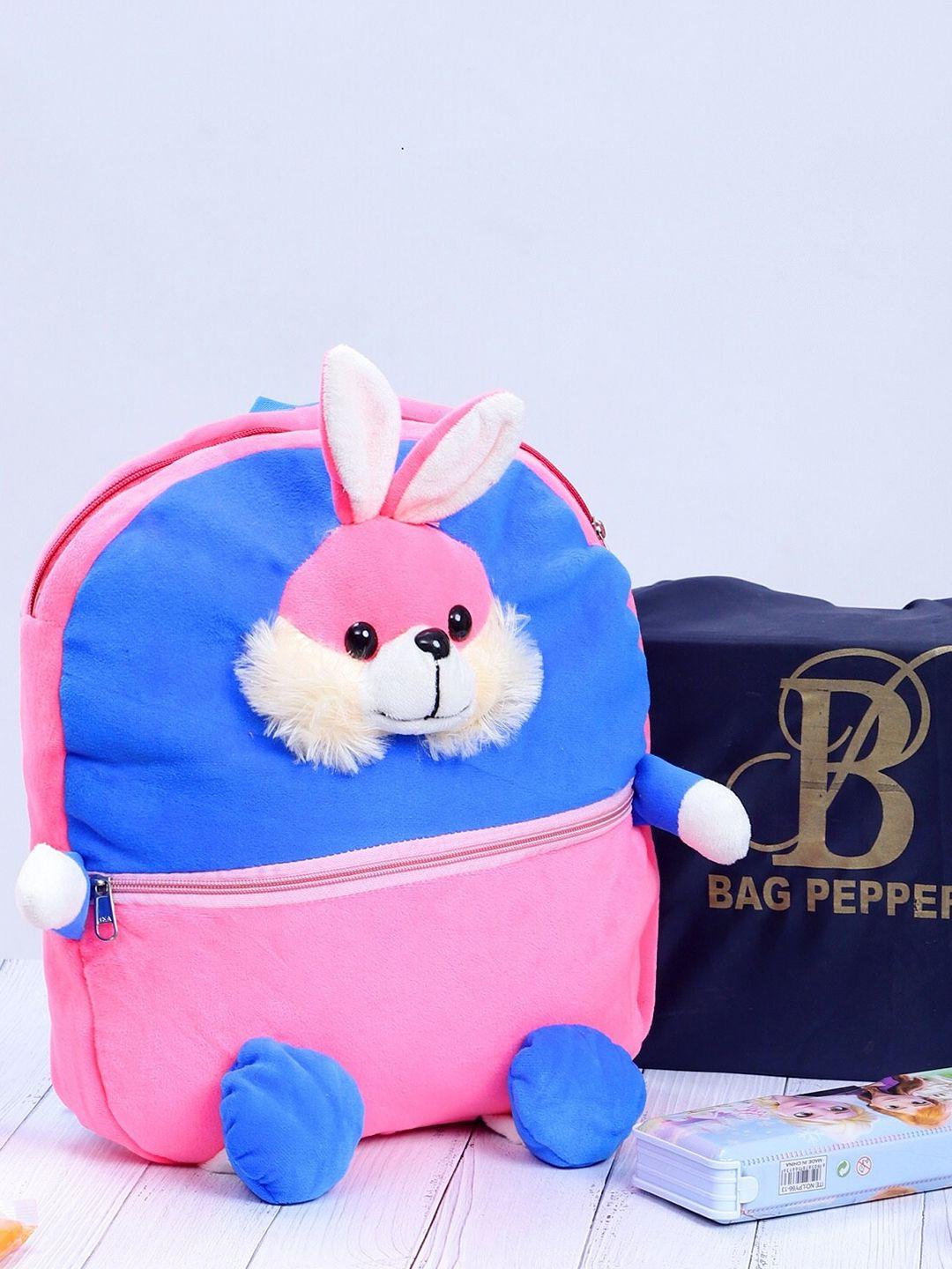 bag pepper unisex kids blue & pink backpack